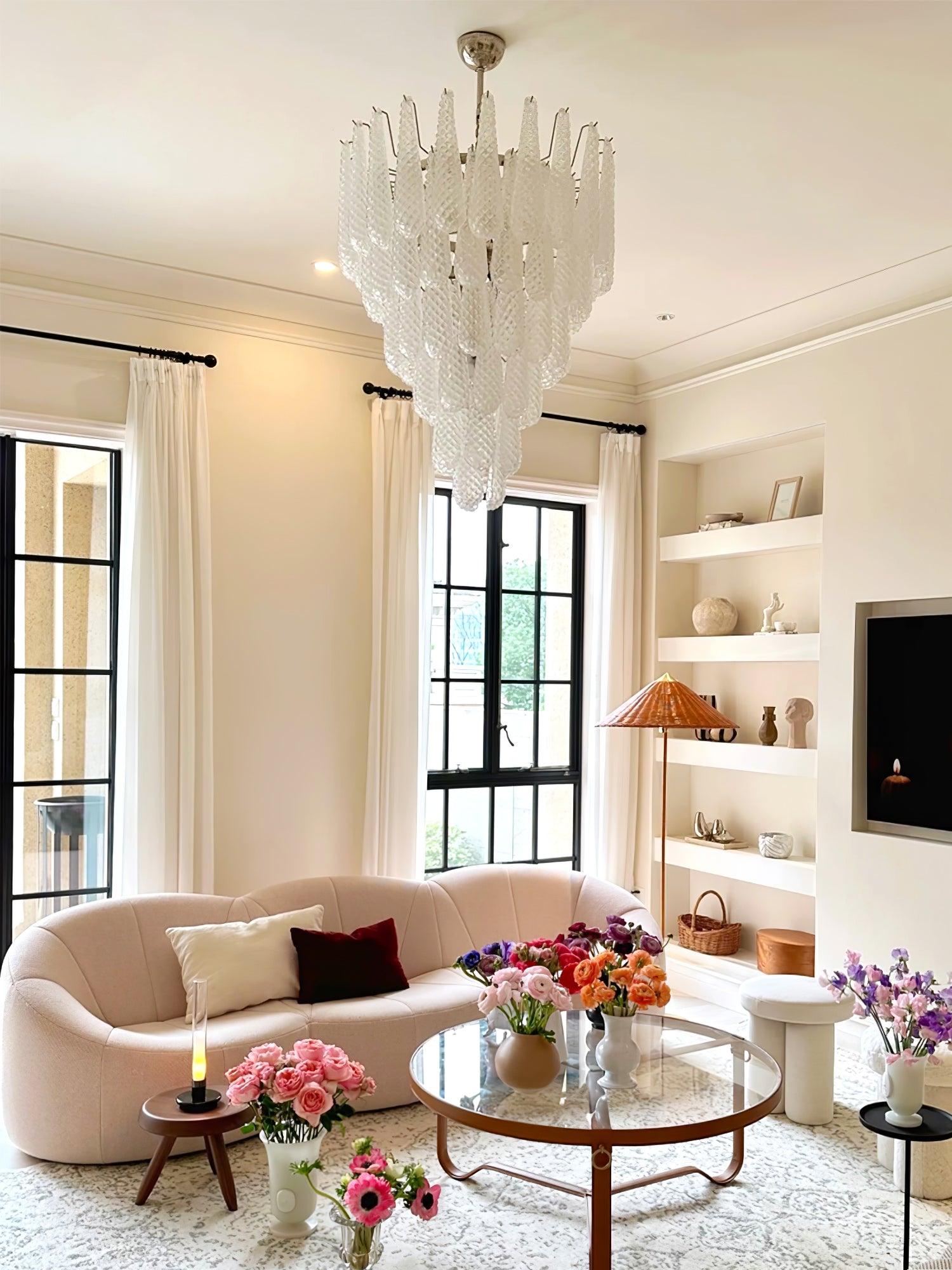 Zemaryra Murano Glass Chandelier