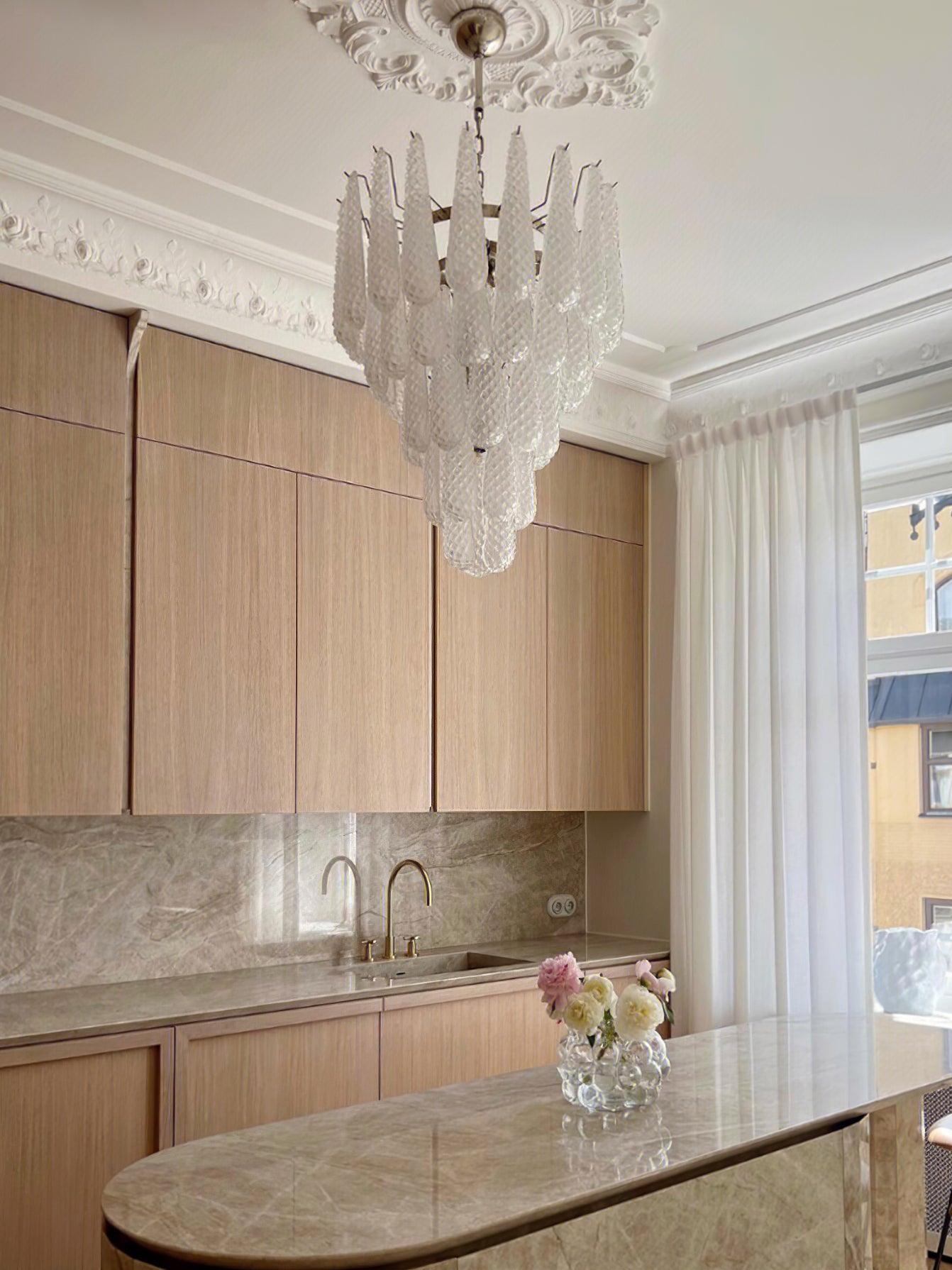 Zemaryra Murano Glass Chandelier