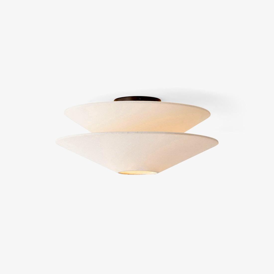 Lina Ceiling Light Double Cone Fabric - Neutralighting
