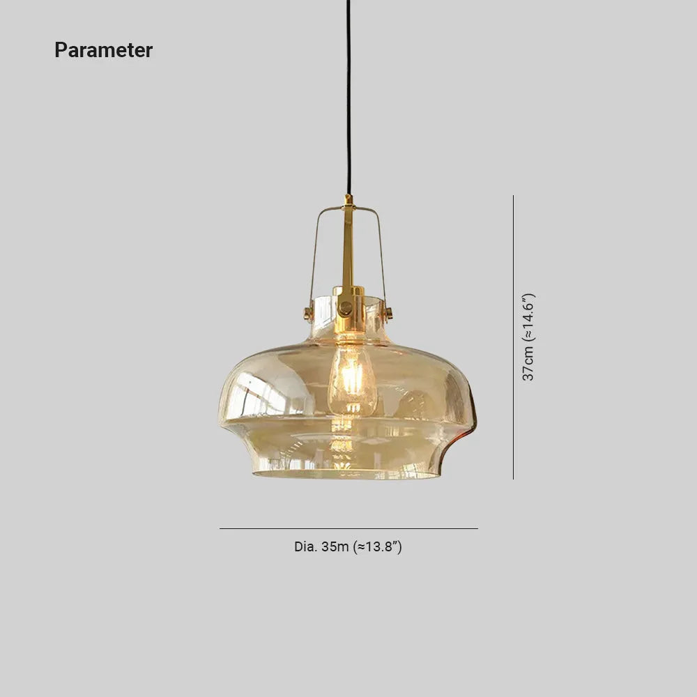 Valentina Pendant Light Glass Modern Unique Shaped - Neutralighting