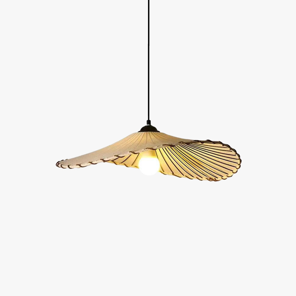 Avi Wabi-Sabi Retro LED Pendant Light Fabric/Metal Dining/Living Room - Neutralighting