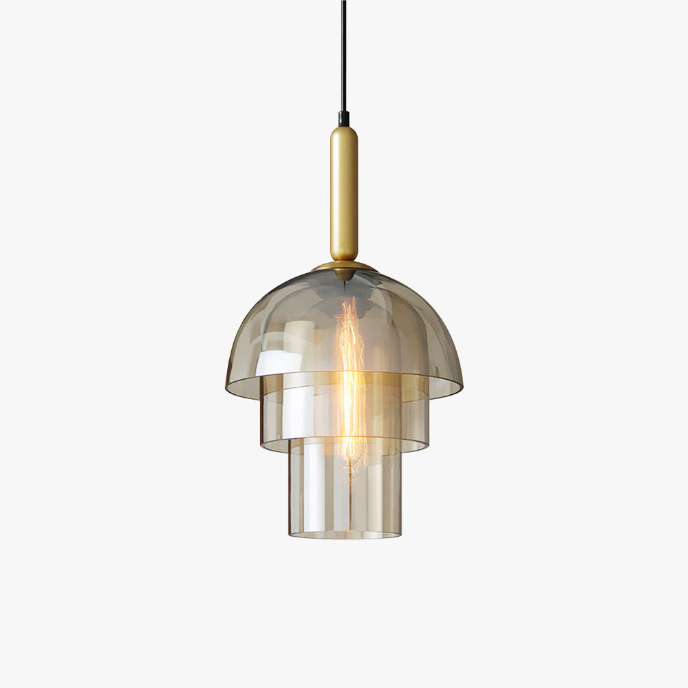 Valentina Modern Metal Glass Pendant Light Living Room Bedroom - Neutralighting