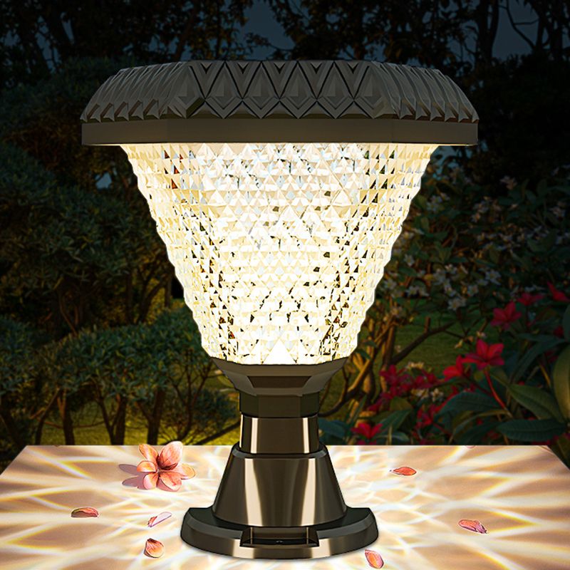 Ray Modern Geometry Acrylic Outdoor Floor Lamp, Black - Neutralighting