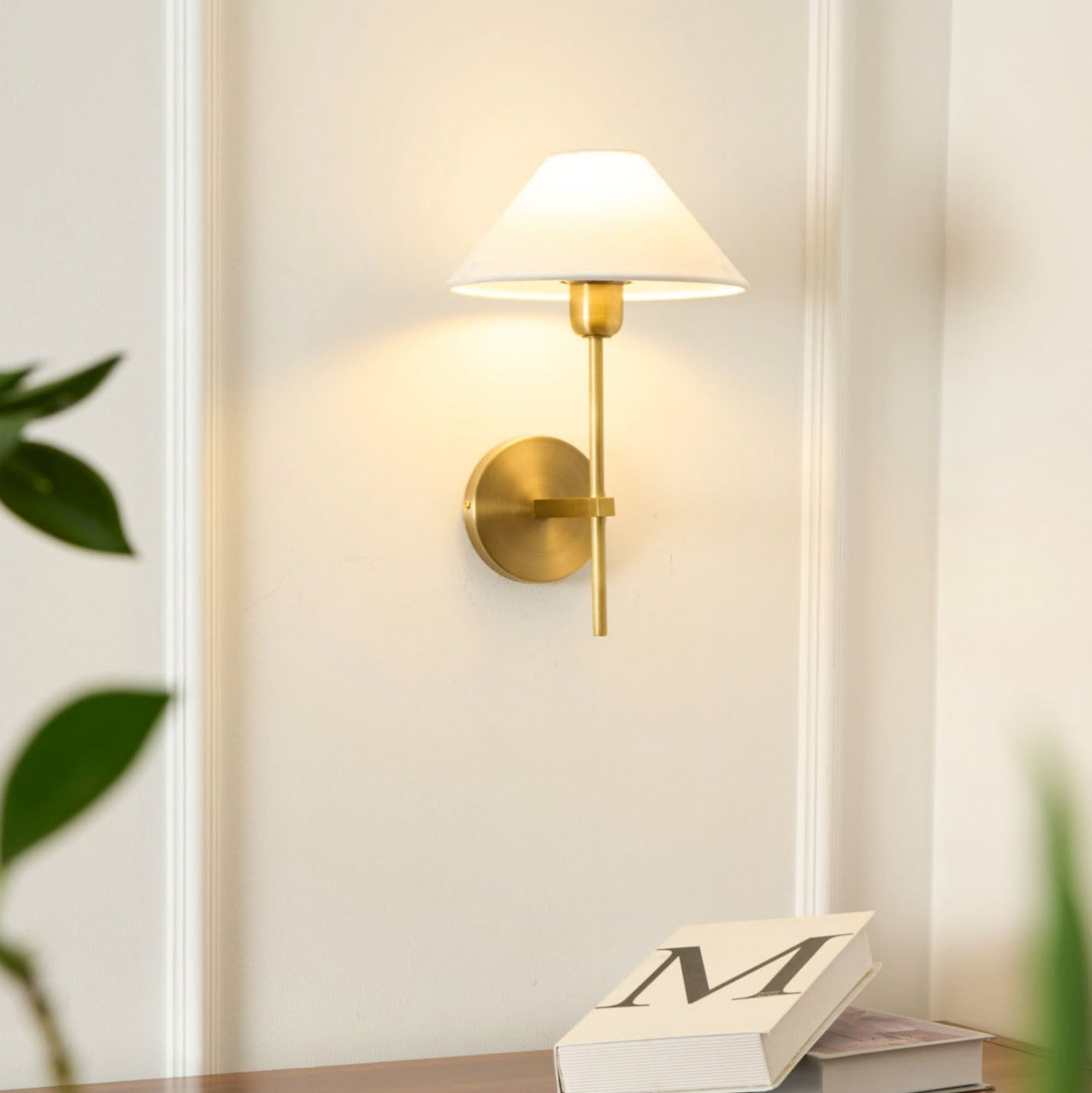 Genevieve Wall Lamp Fabric - Neutralighting