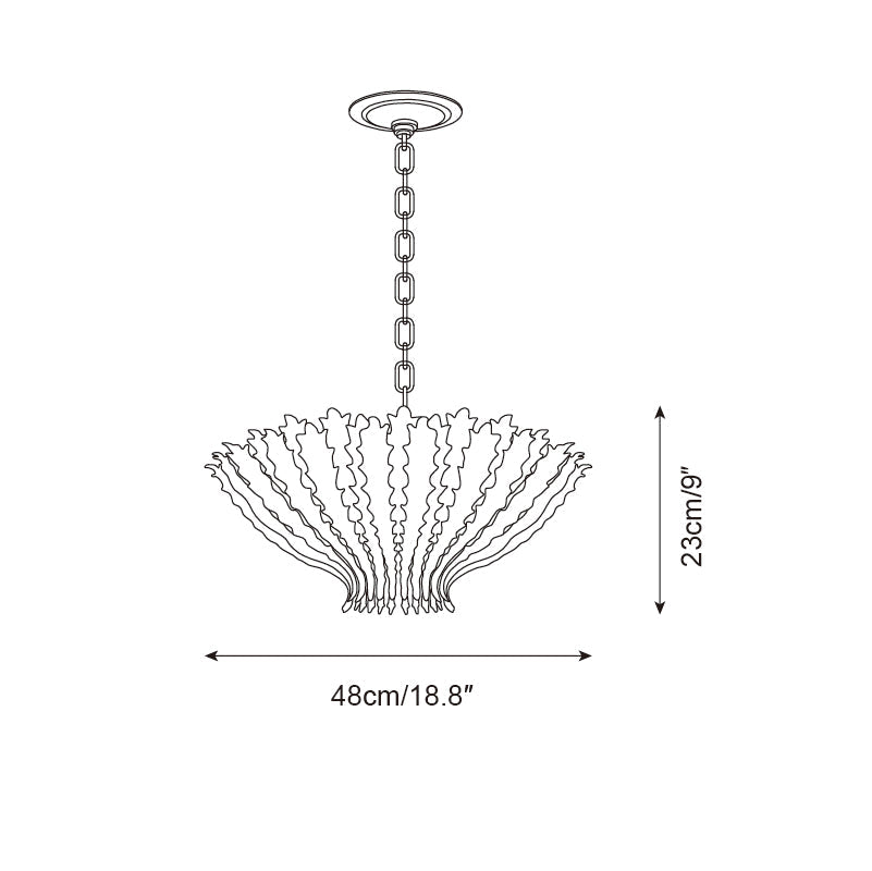 Geyon Golden Leaf Chandelier - Neutralighting