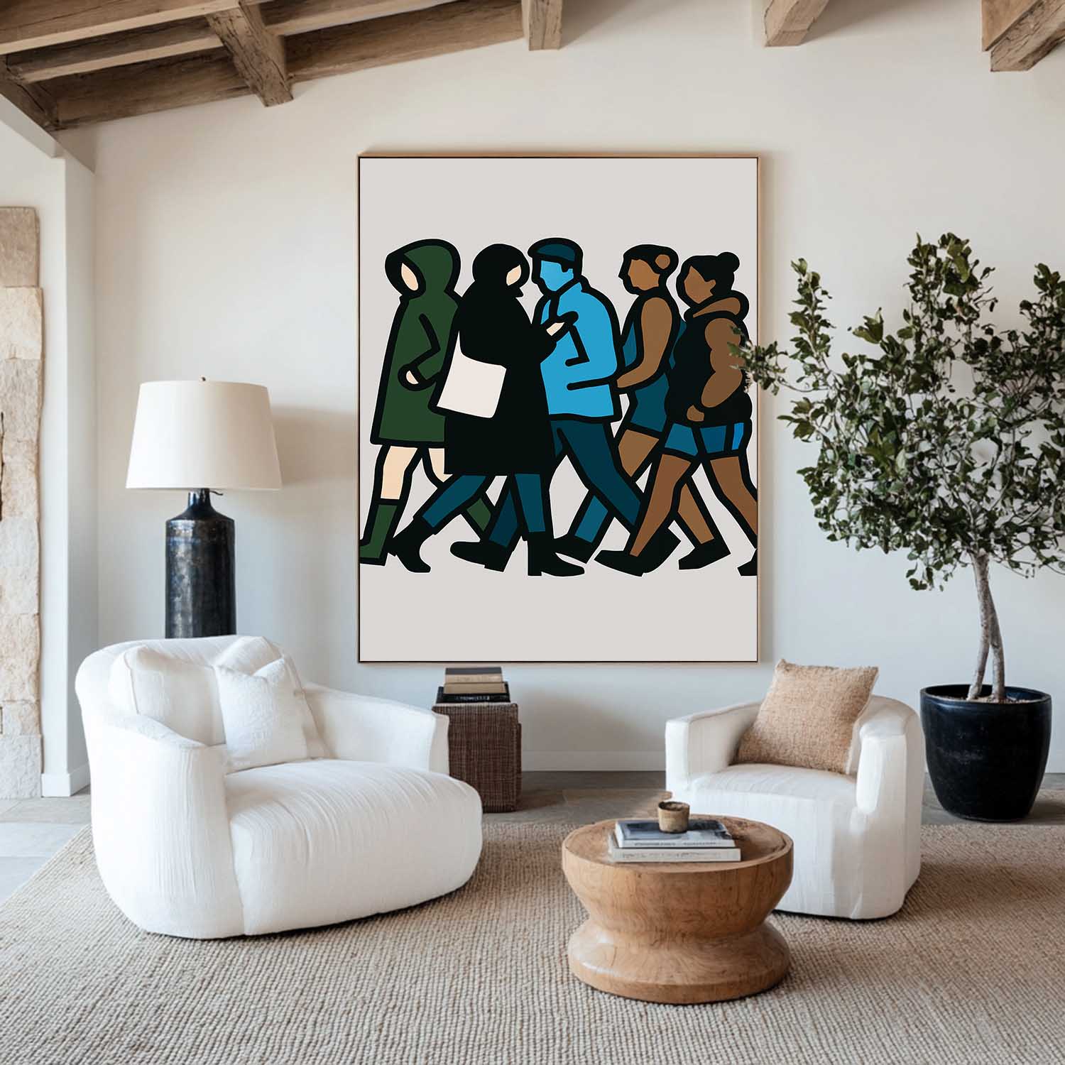 Modern Abstract Painting ABAV606 - Neutralighting