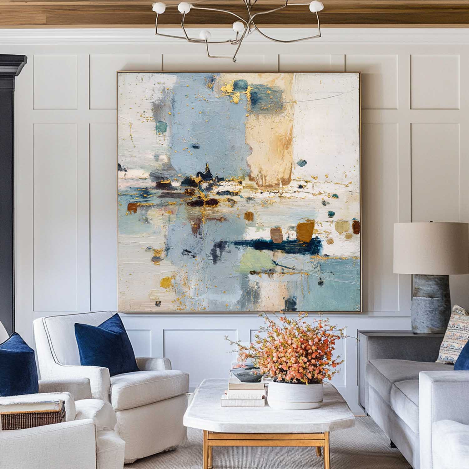 Modern Abstract Painting ABAS304 - Neutralighting