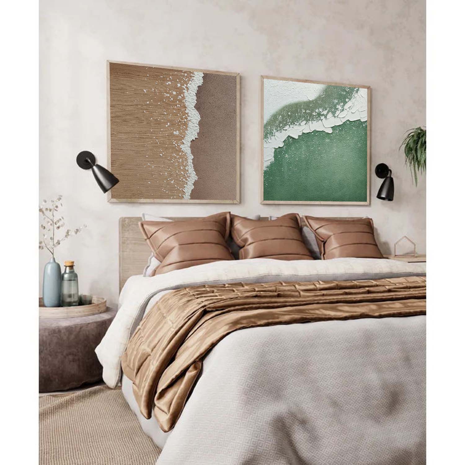 Abstract Painting Set Of 2 SP156 - Neutralighting