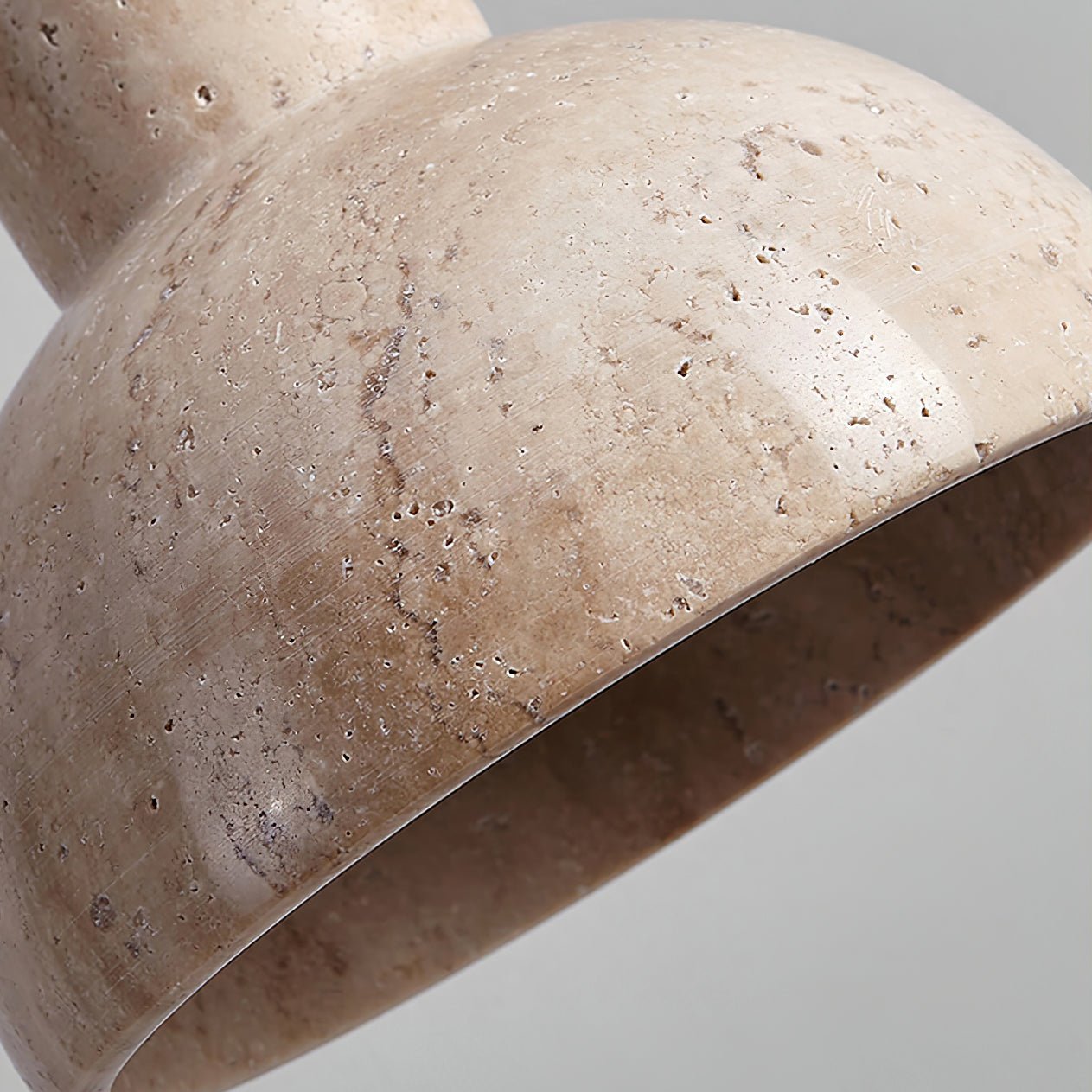 Ritta Travertine Dome Pendant Light - Neutralighting
