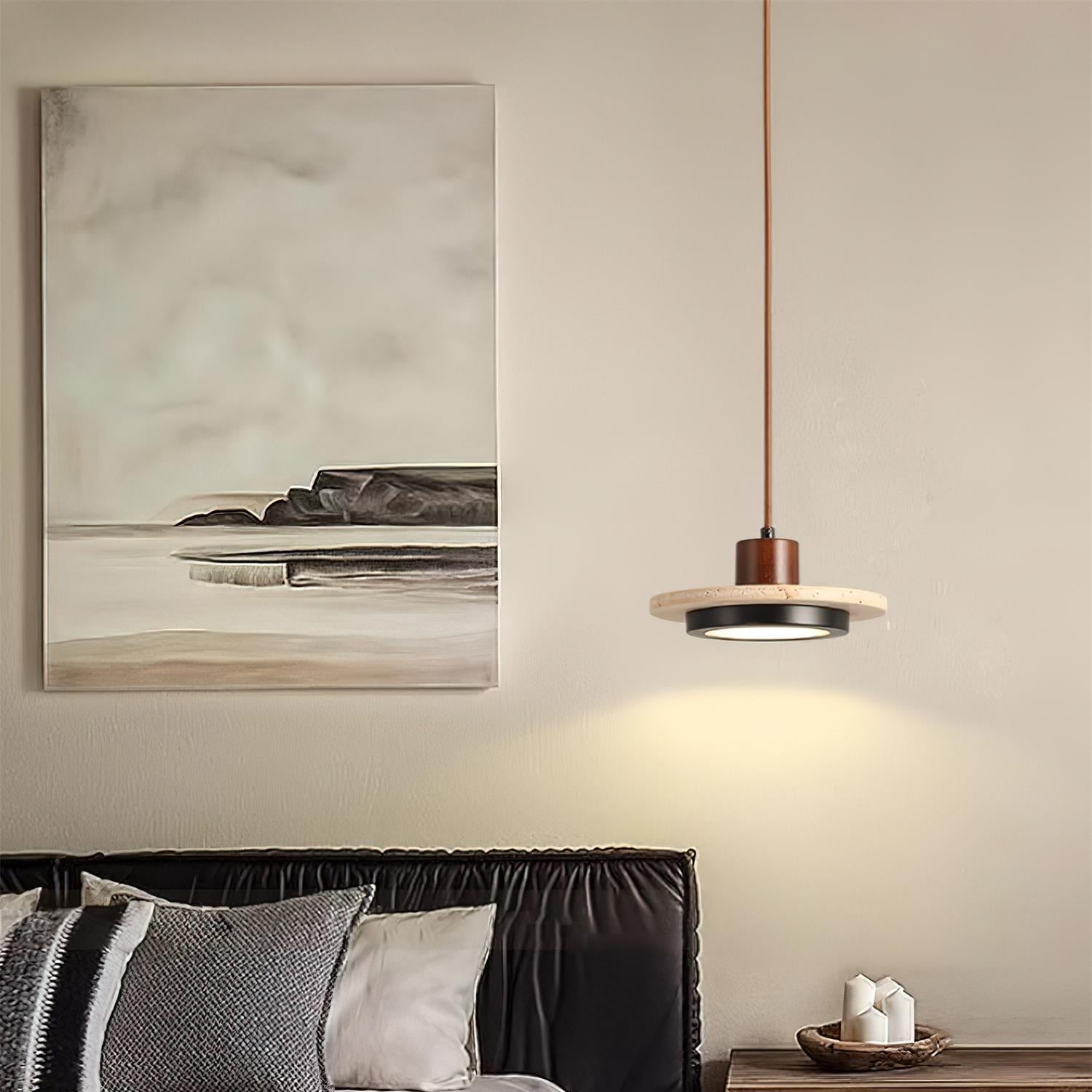 Solaro Travertine LED Pendant Light - Neutralighting