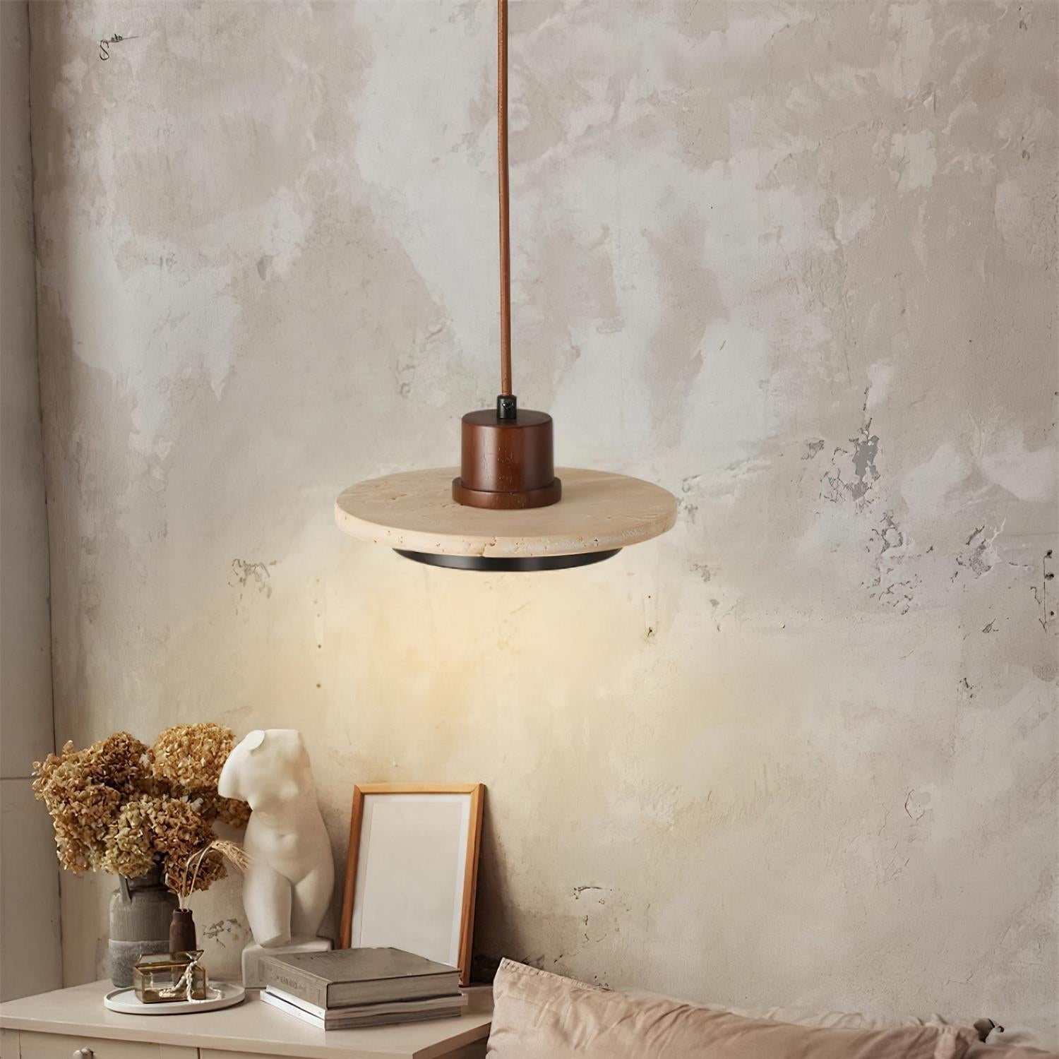 Solaro Travertine LED Pendant Light - Neutralighting
