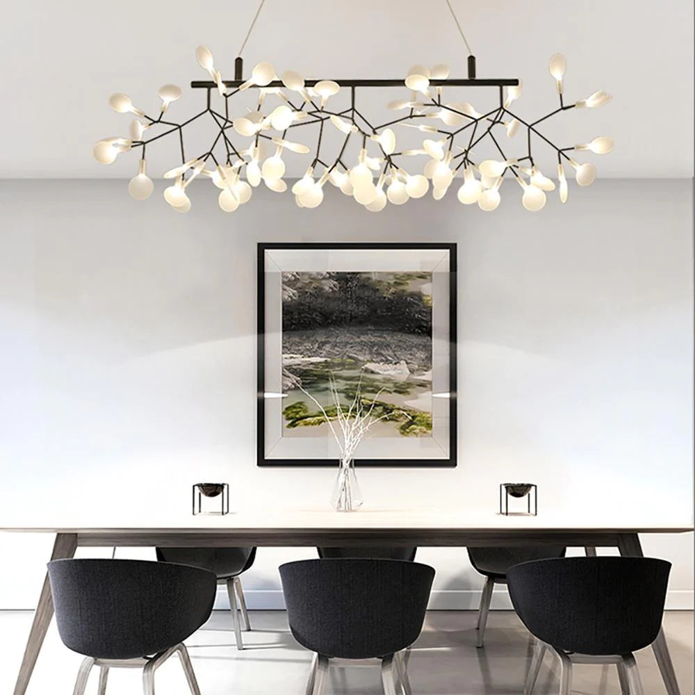 Lior Unique Sputnik Art Deco Firefly Chandelier. Living Room/ Bedroom - Neutralighting