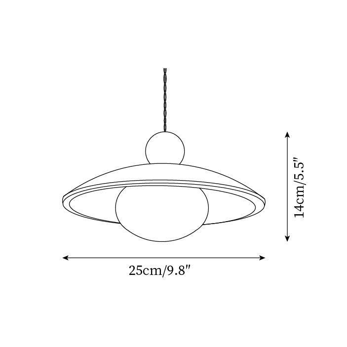 Travaro Travertine Pendant Light with Wooden Accent - Neutralighting