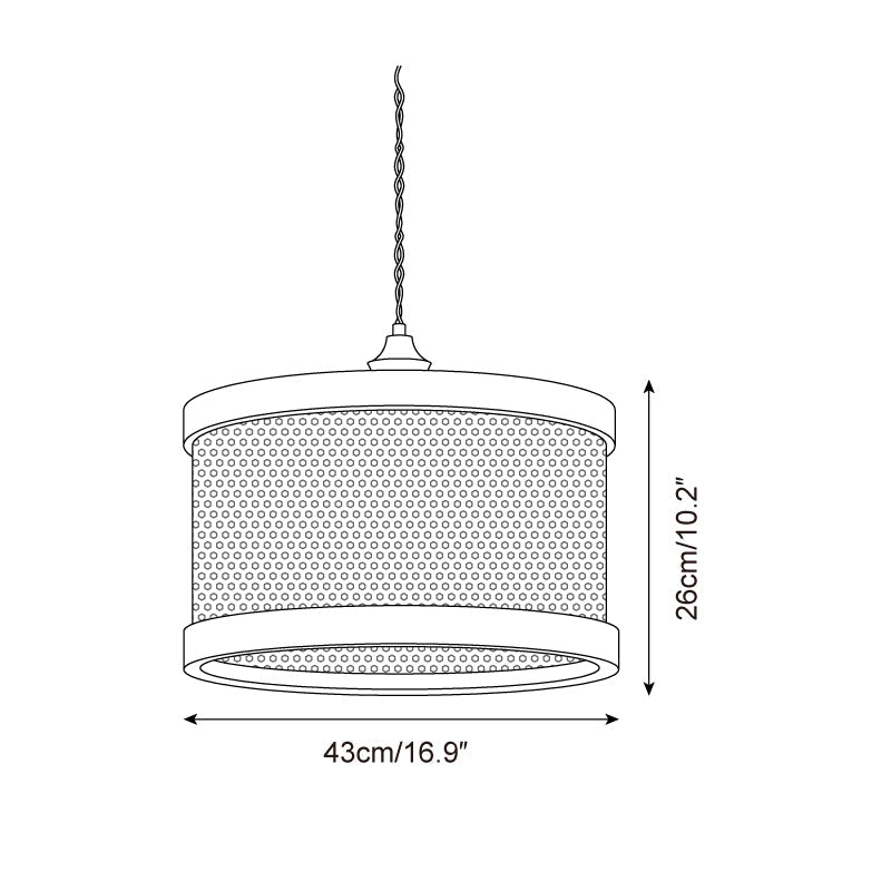 Gudon Woven Rattan Pendant Lamp - Neutralighting