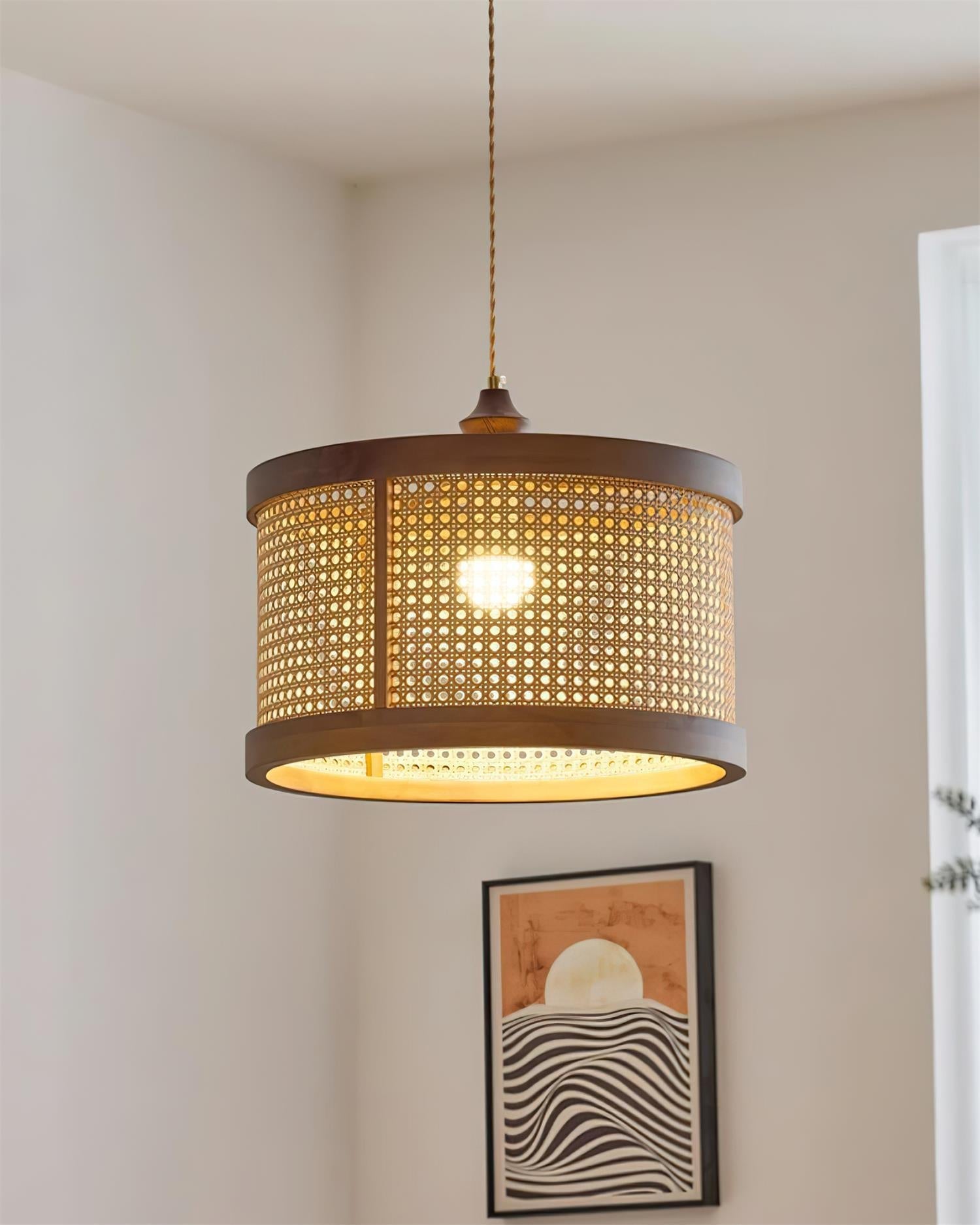 Gudon Woven Rattan Pendant Lamp - Neutralighting