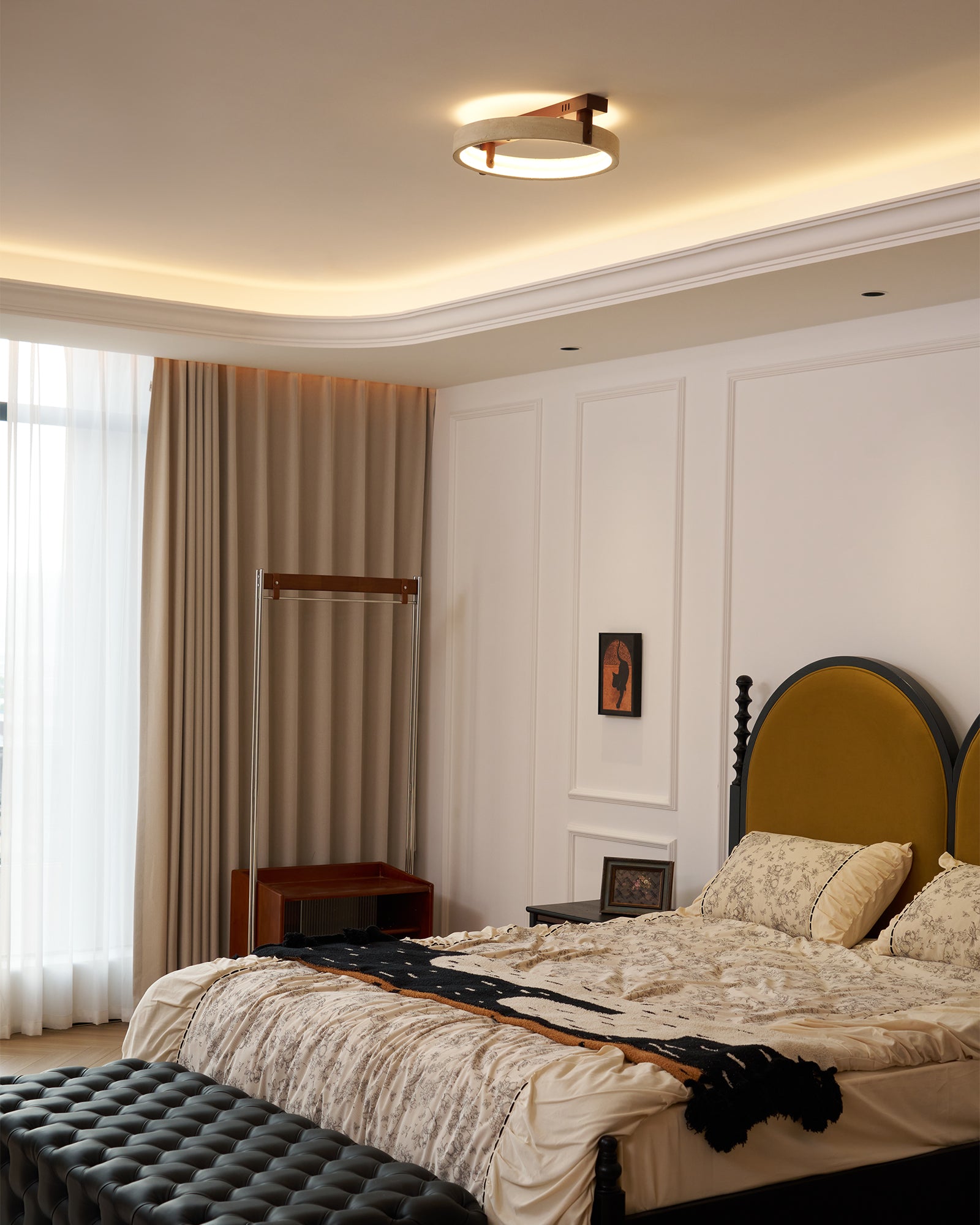 Ivlaeyra Ringed Travertine Wall Light - Neutralighting
