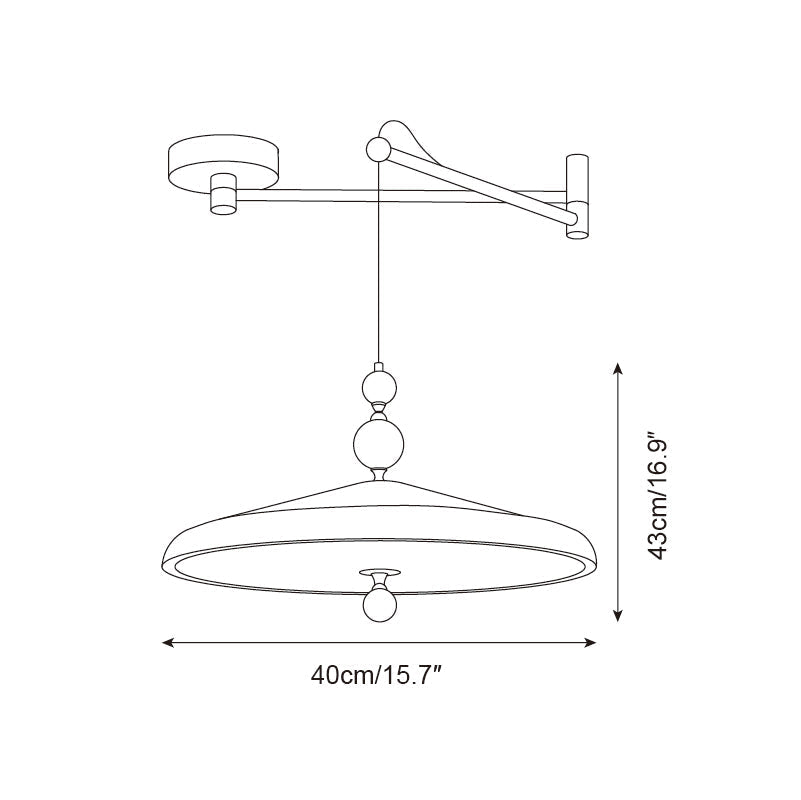 Geyon Adjustable Arm Pendant Lamp - Neutralighting