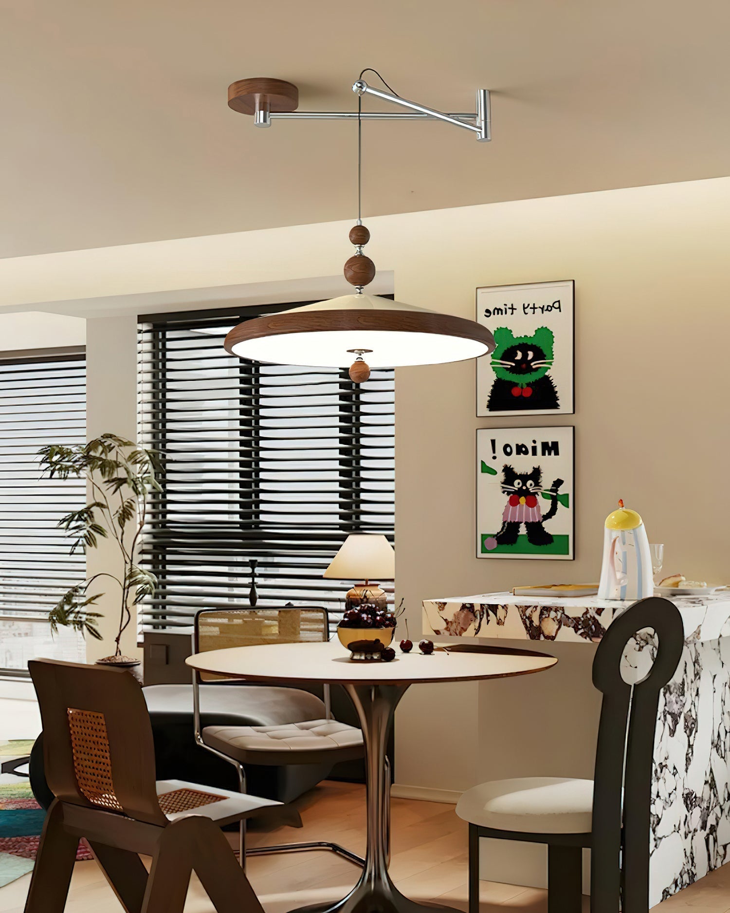 Geyon Adjustable Arm Pendant Lamp - Neutralighting