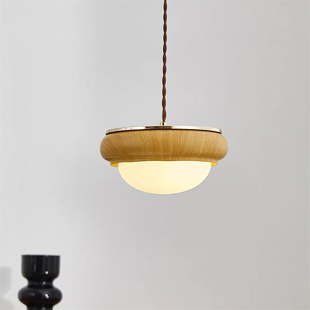 Quillon Wood Ring Pendant Lamp - Neutralighting