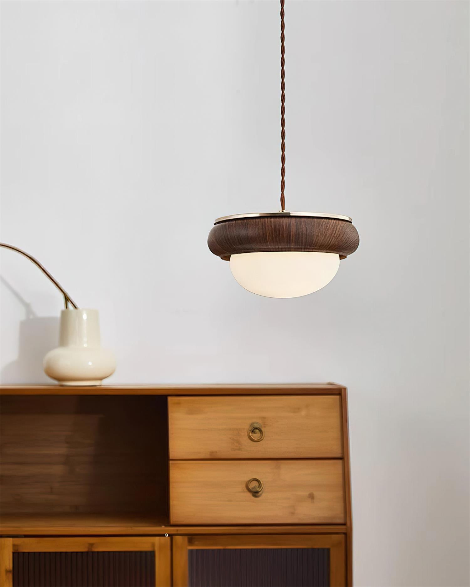 Quillon Wood Ring Pendant Lamp - Neutralighting