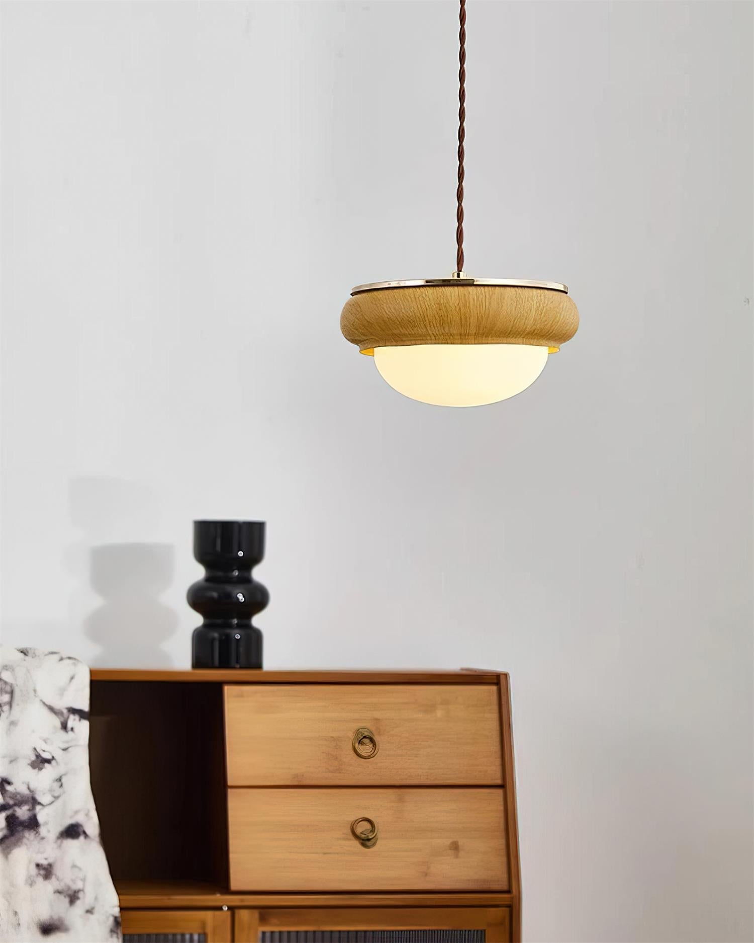 Quillon Wood Ring Pendant Lamp - Neutralighting