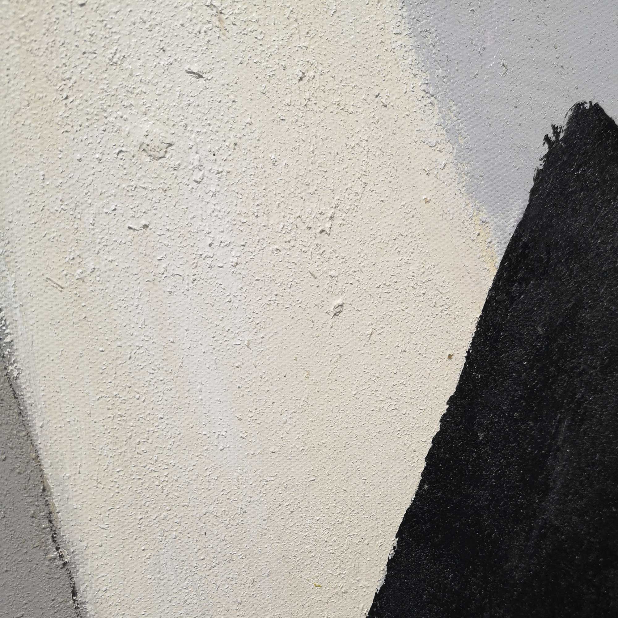 Beige‑Grey‑Black Horizontal Geometric Layered Block‑Shape Matte‑Surface Artwork