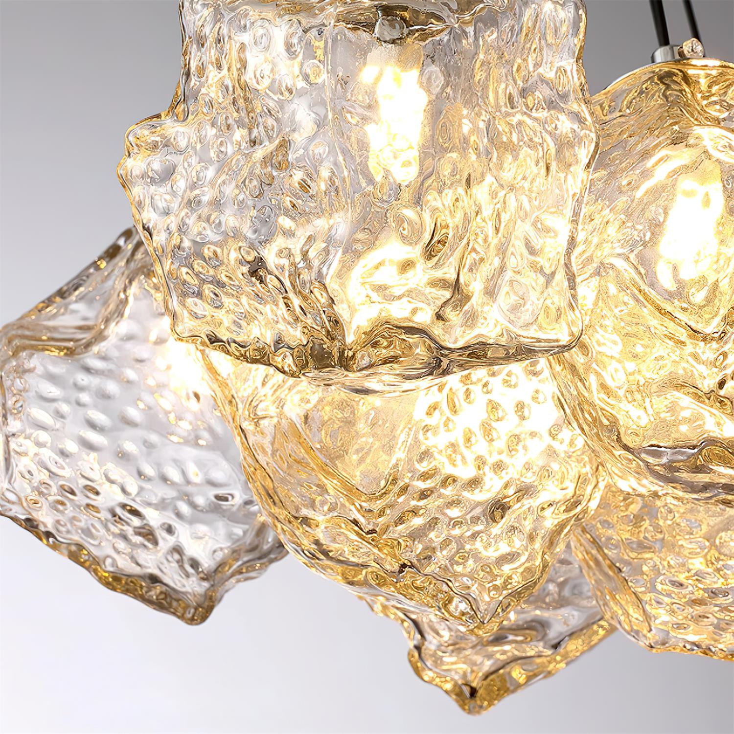 Pebine Clustered Glass Chandelier - Neutralighting
