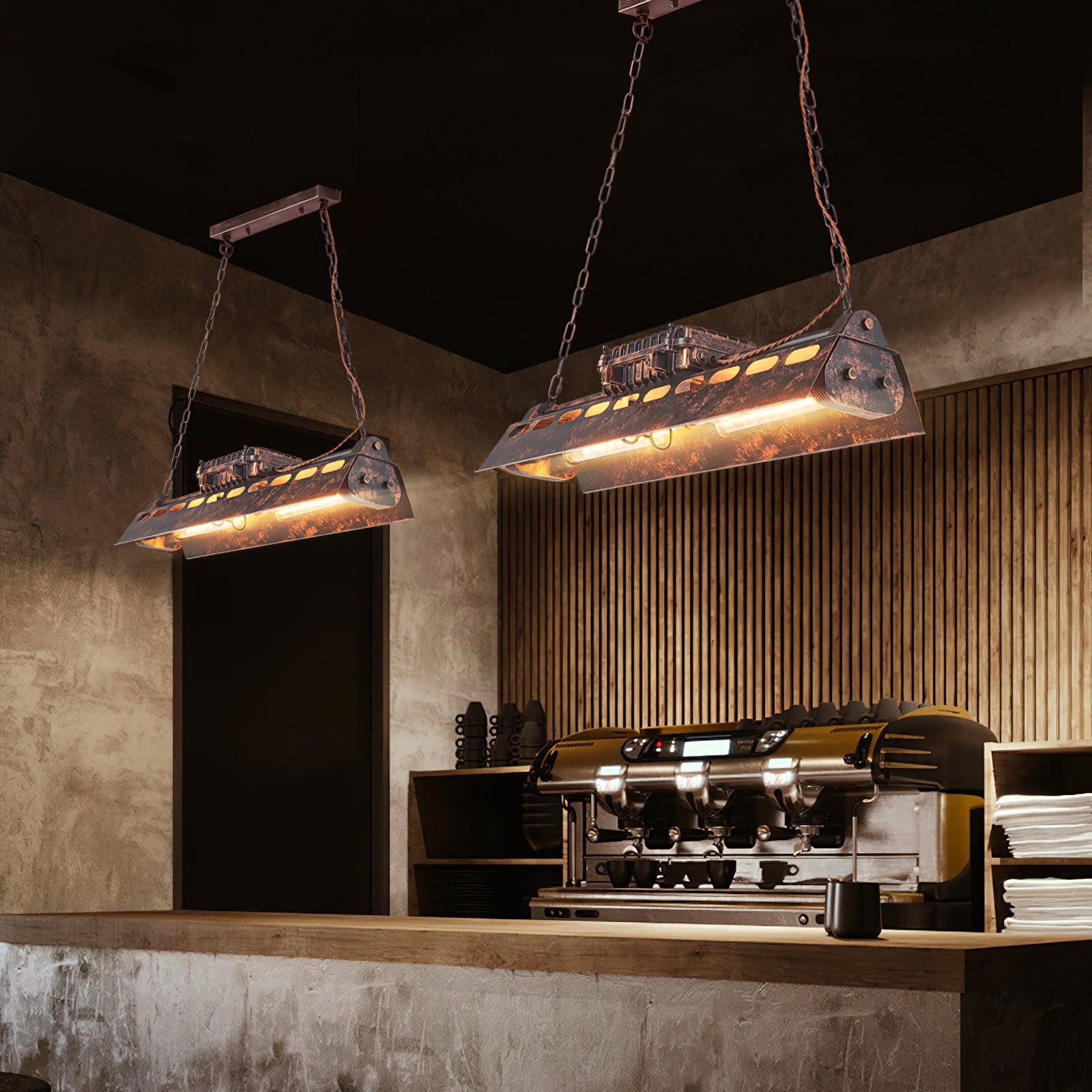 Noah Chandelier Industrial Steampunk - Neutralighting