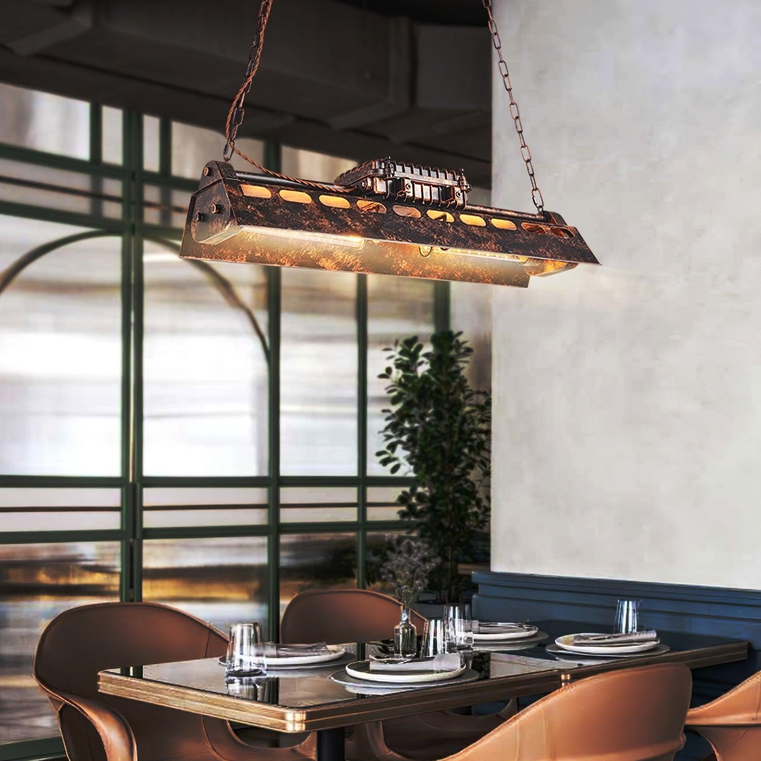 Noah Chandelier Industrial Steampunk - Neutralighting