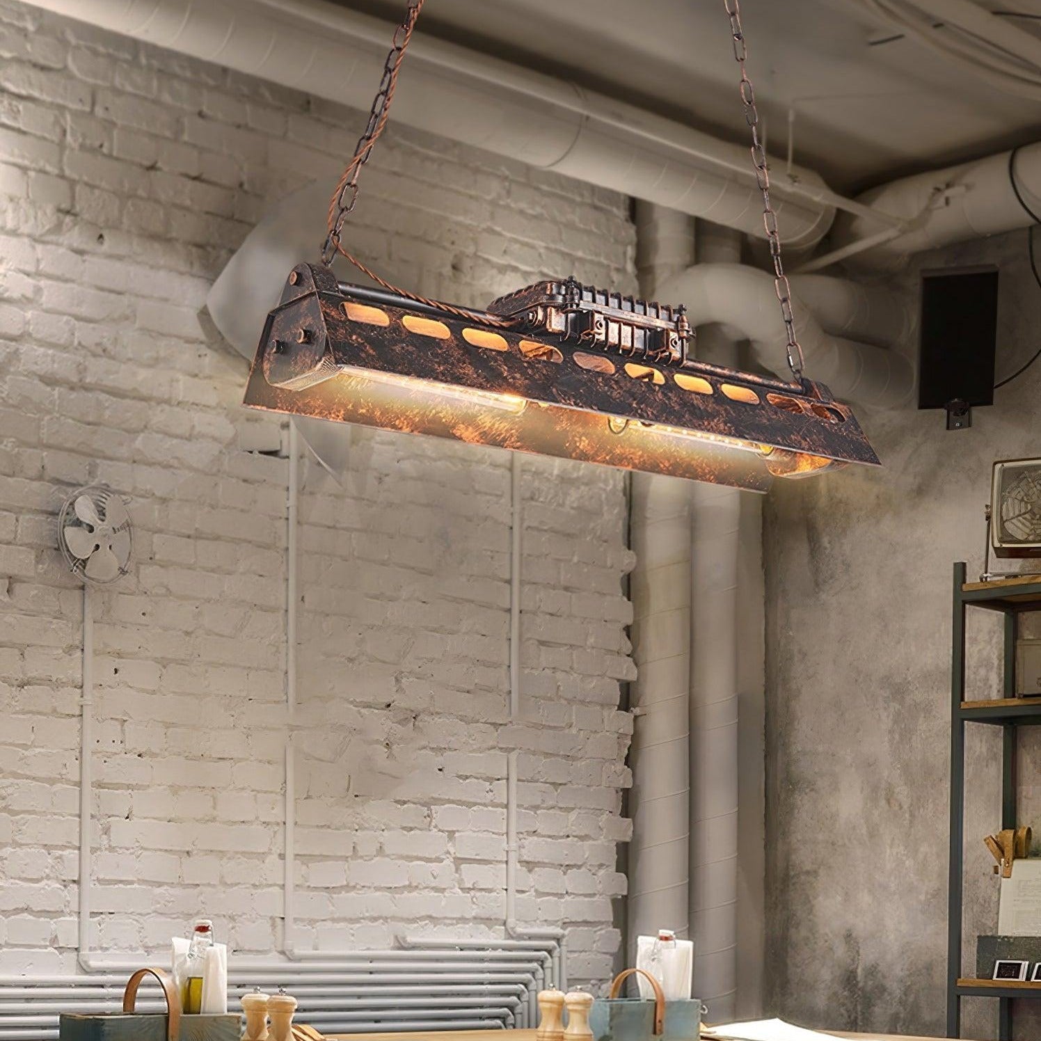 Noah Chandelier Industrial Steampunk - Neutralighting