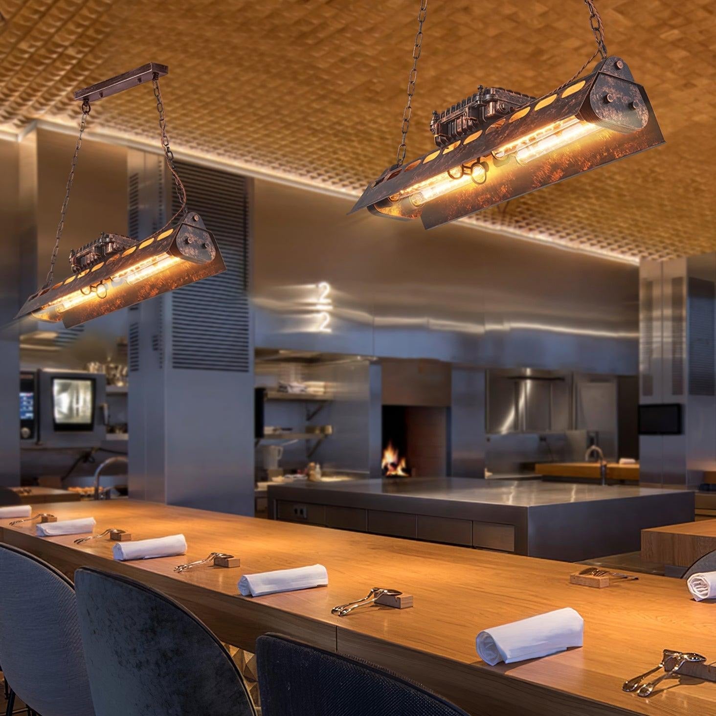 Noah Chandelier Industrial Steampunk - Neutralighting