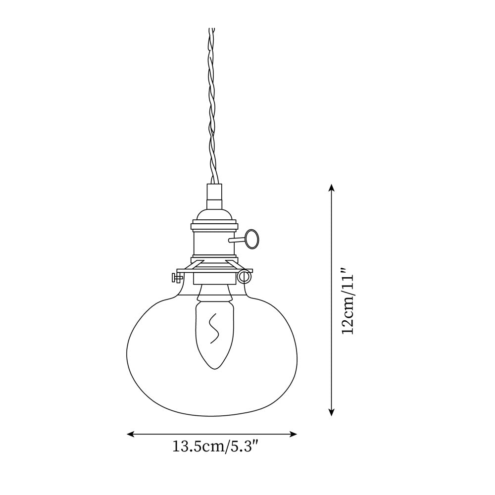Glint Clear Glass Pendant Light - Neutralighting