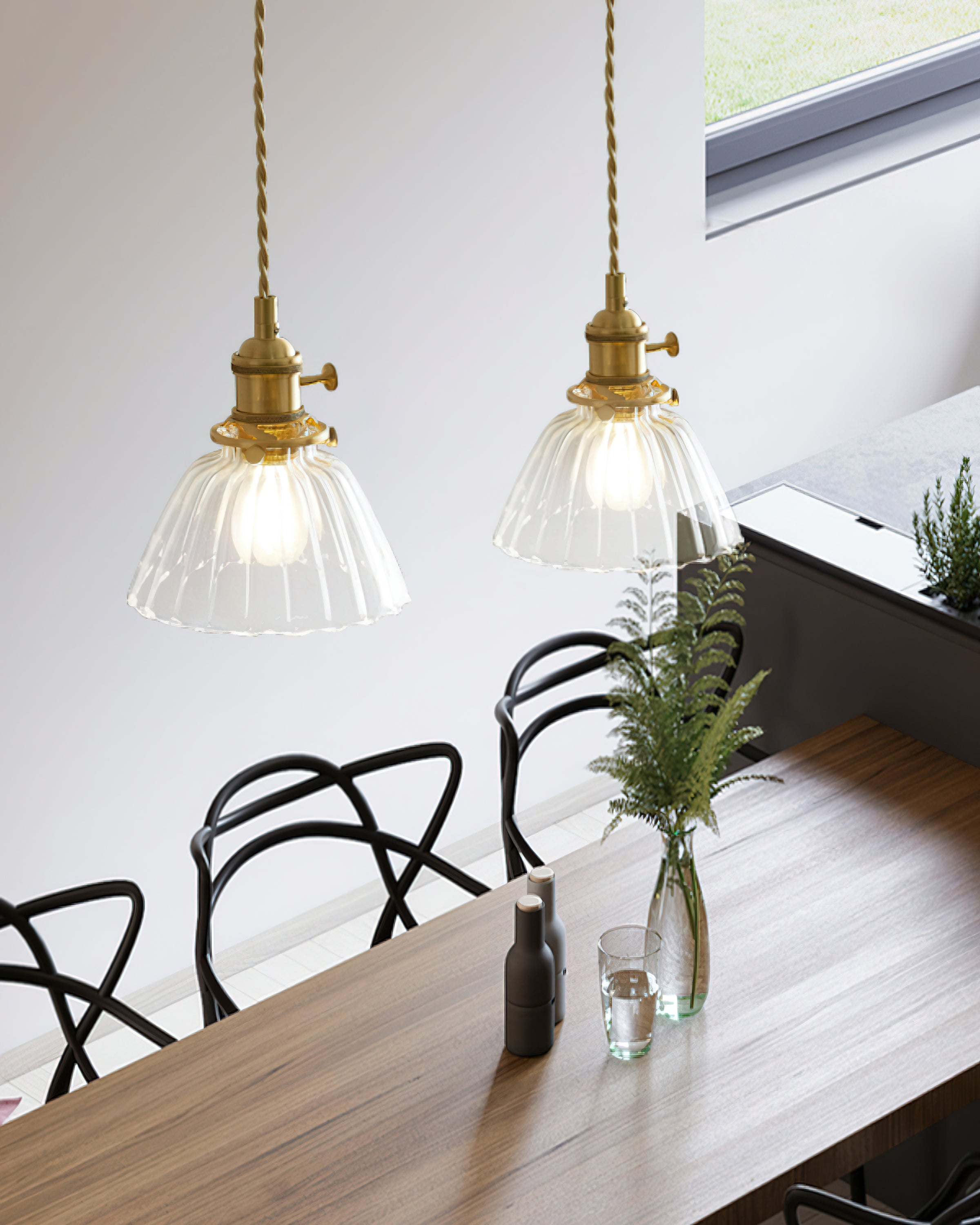 Glint Clear Glass Pendant Light - Neutralighting