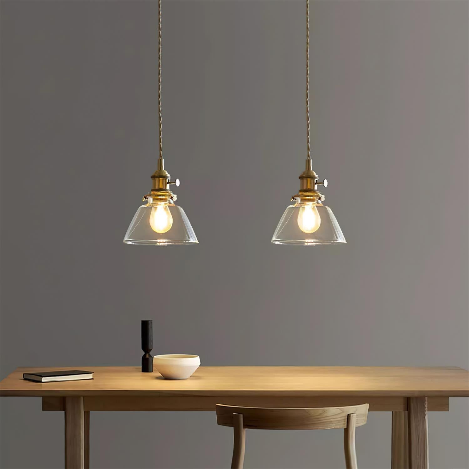 Glint Clear Glass Pendant Light - Neutralighting