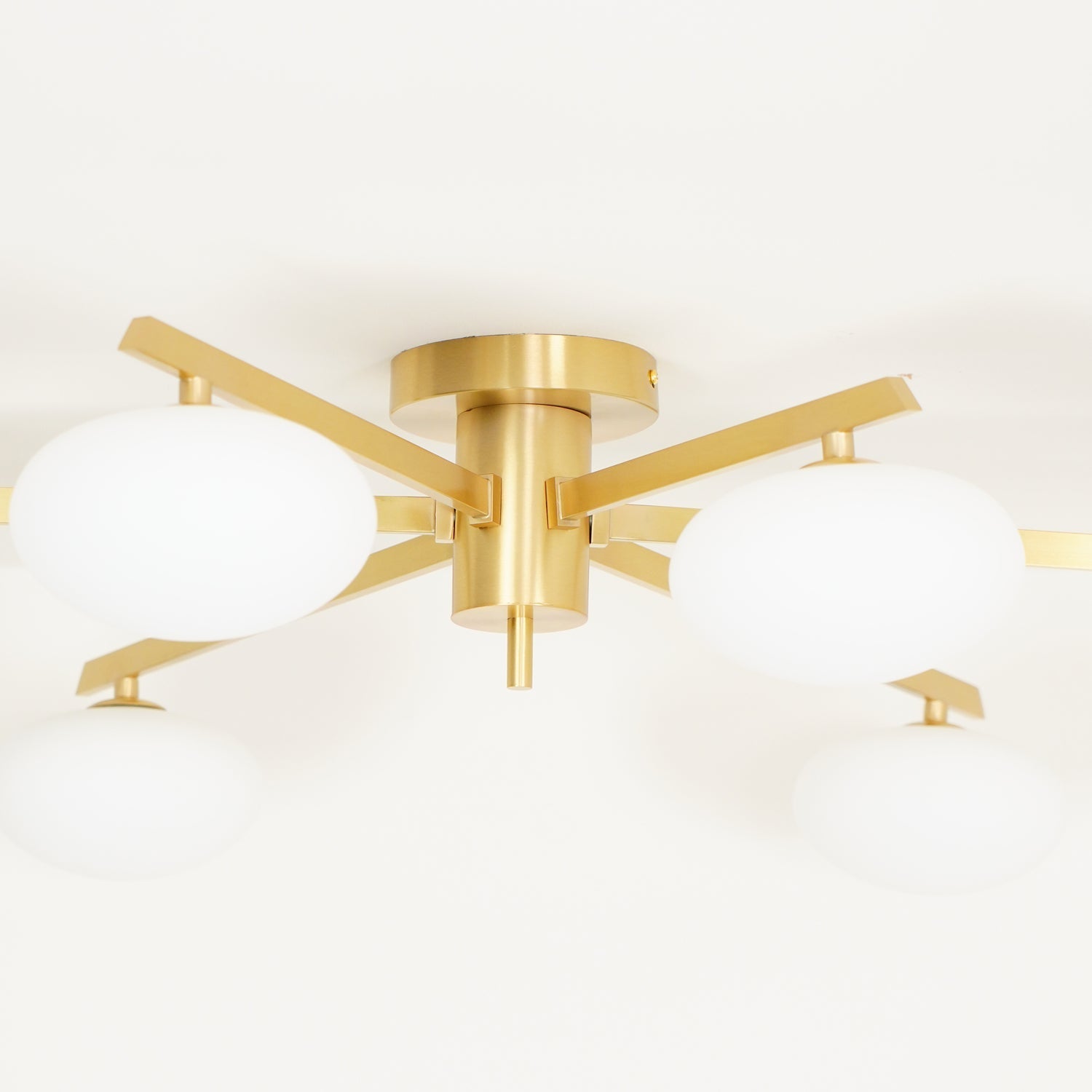 Jania Modern Glass Black Ceiling Light - Neutralighting