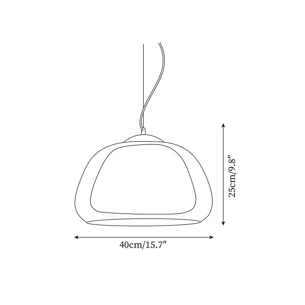 Elvo Glass Pendant Light - Neutralighting