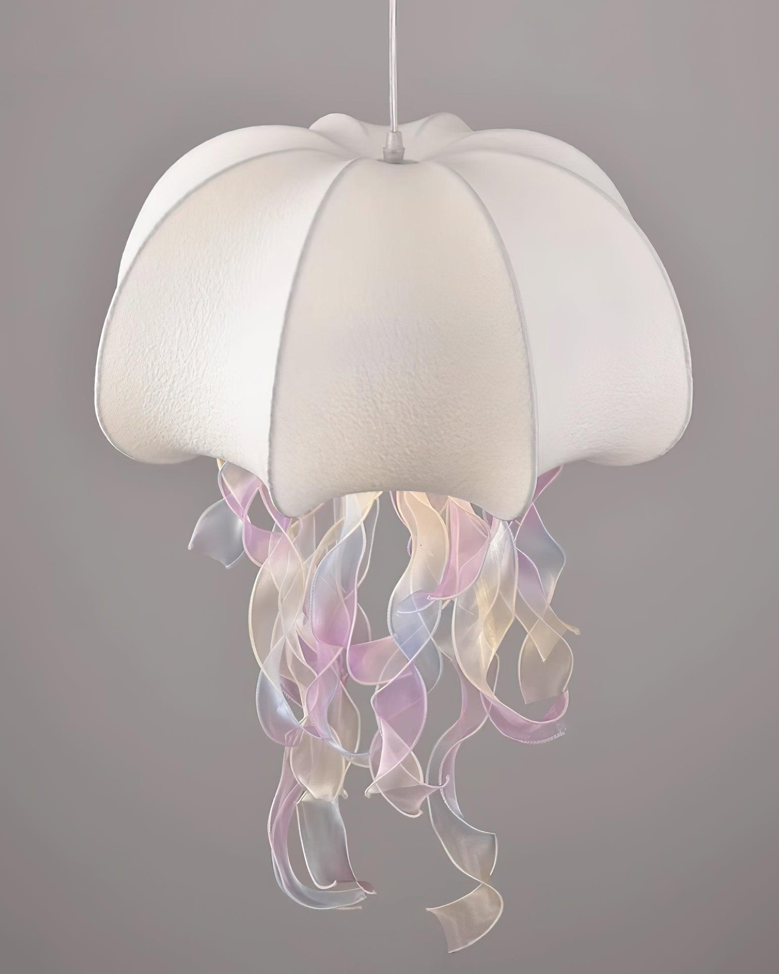 Jellyfish Pendant Light with Iridescent Ribbons - Neutralighting