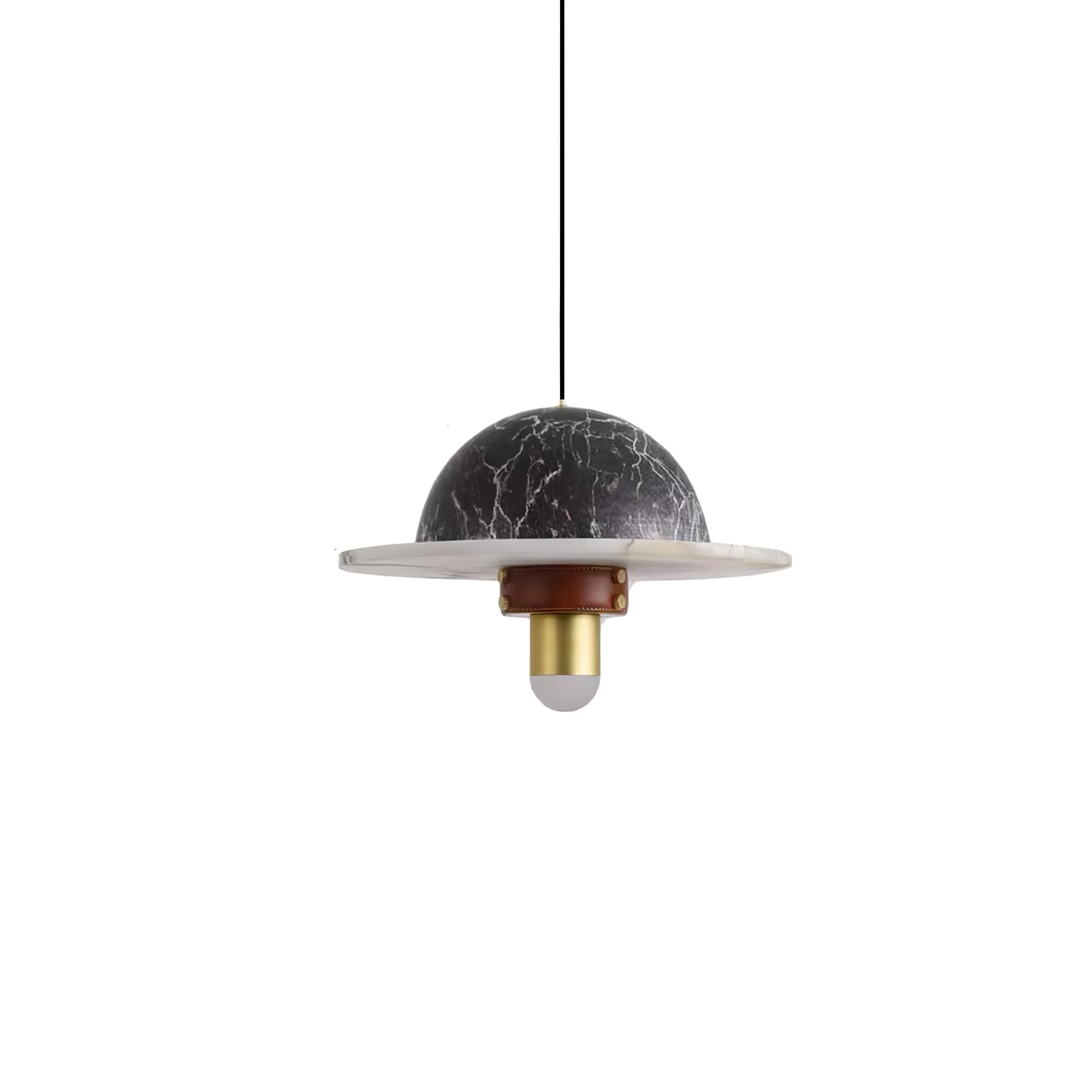 Jutta Pendant Lamp Marble Leather Fusion - Neutralighting