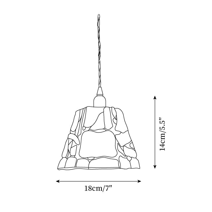 Mavine Tiffany-Style Stained Glass Pendant Light - Neutralighting