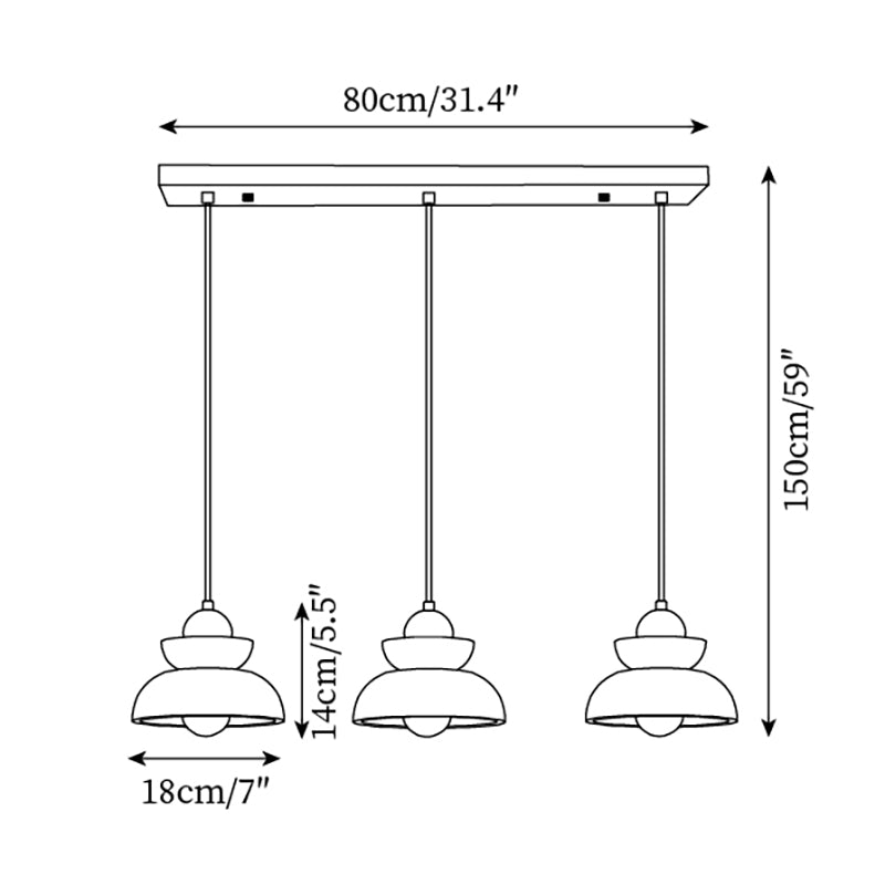 Pendant Lamp Travertine Shade Wood Modern Nordic Beige Walnut - Neutralighting