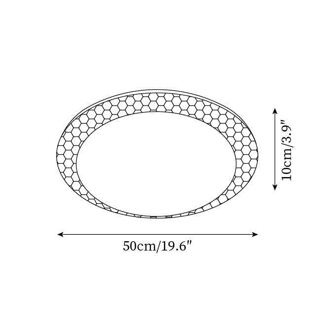 Ritta Travertine Canopy Ceiling Light - Neutralighting