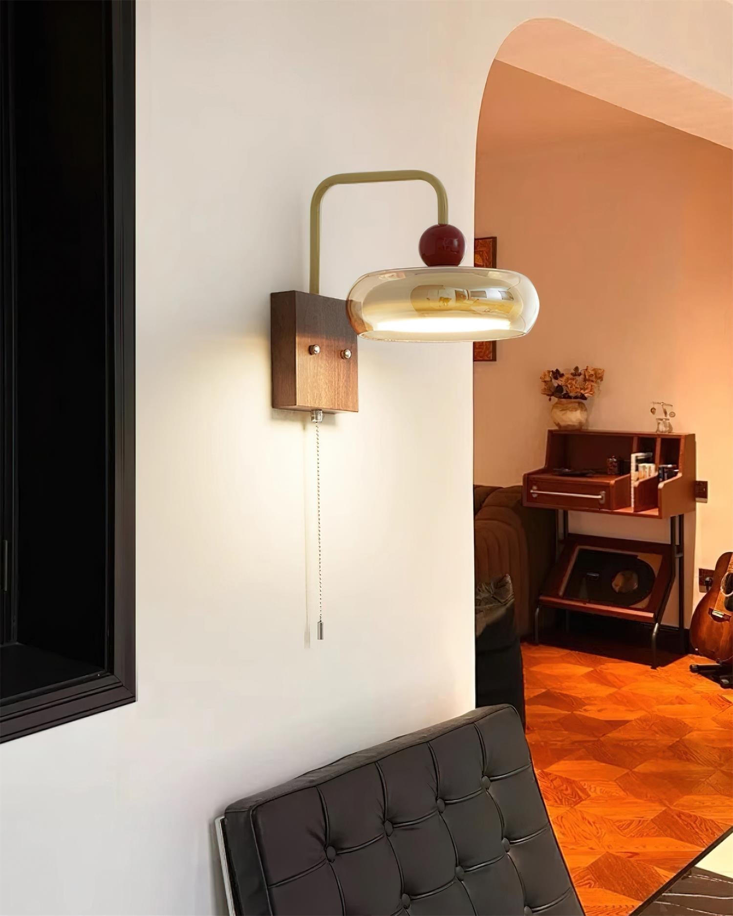 Eplio Retro Metal & Glass Wall Lamp - Neutralighting