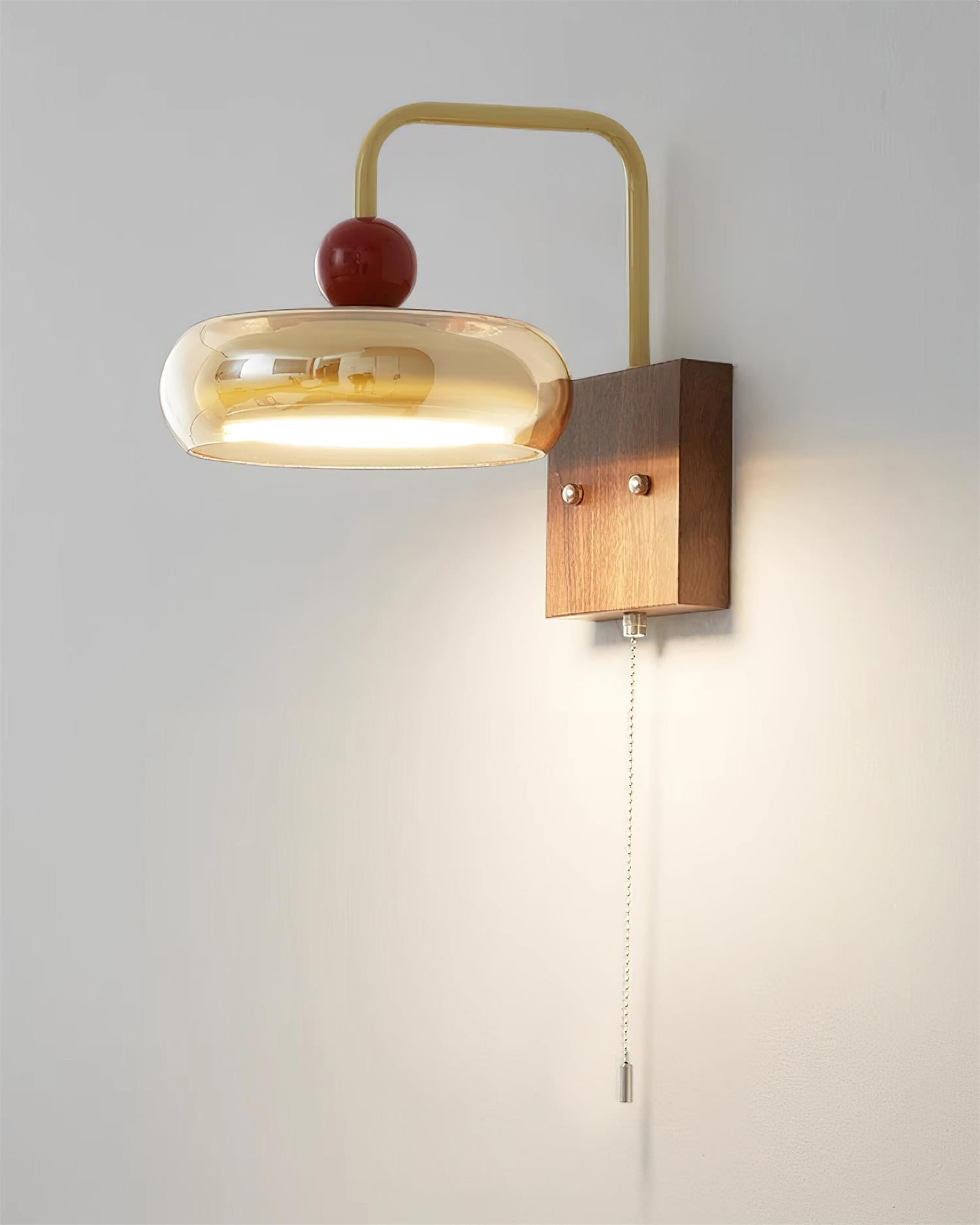 Eplio Retro Metal & Glass Wall Lamp - Neutralighting