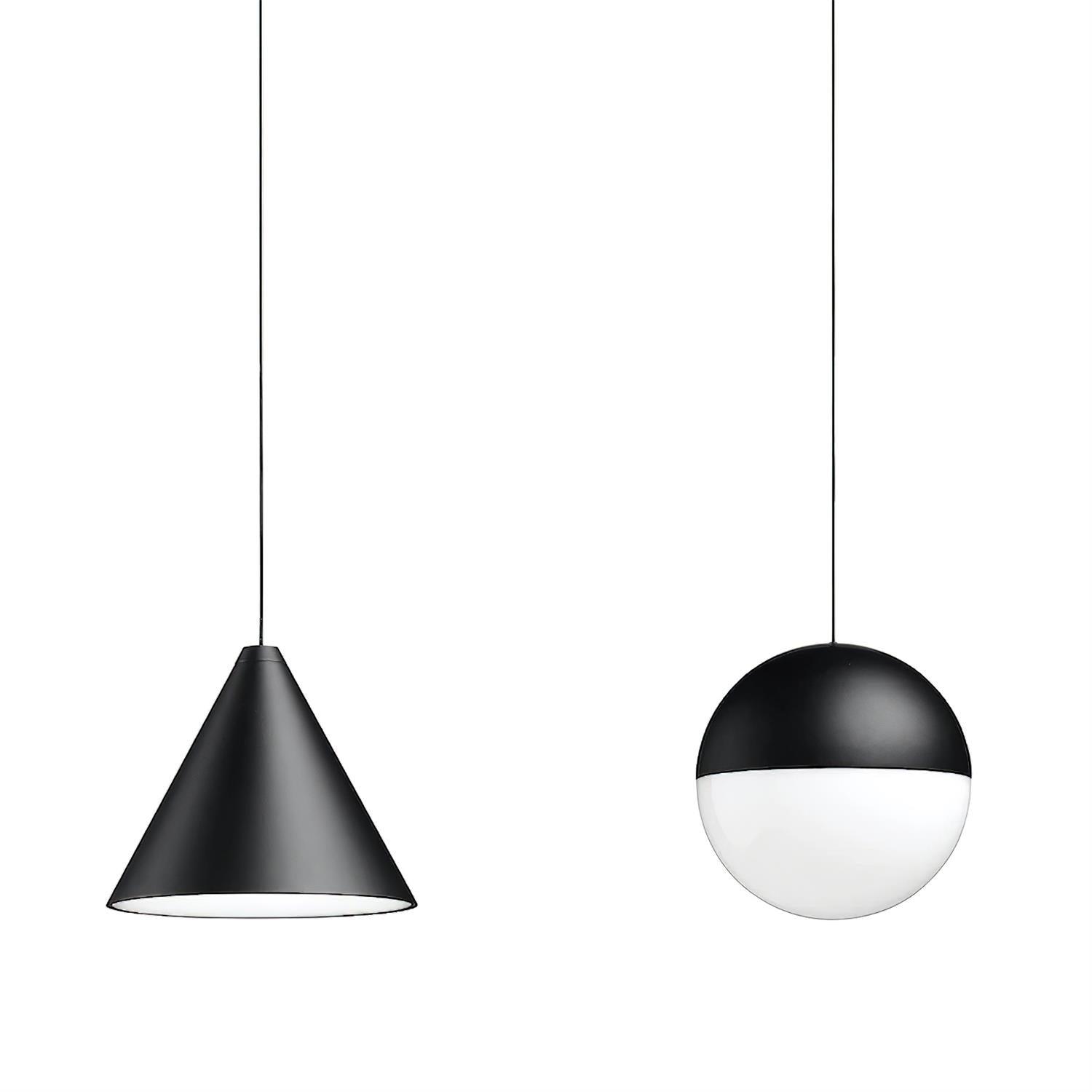 Pendant Light Black Cone Shade Industrial - Neutralighting