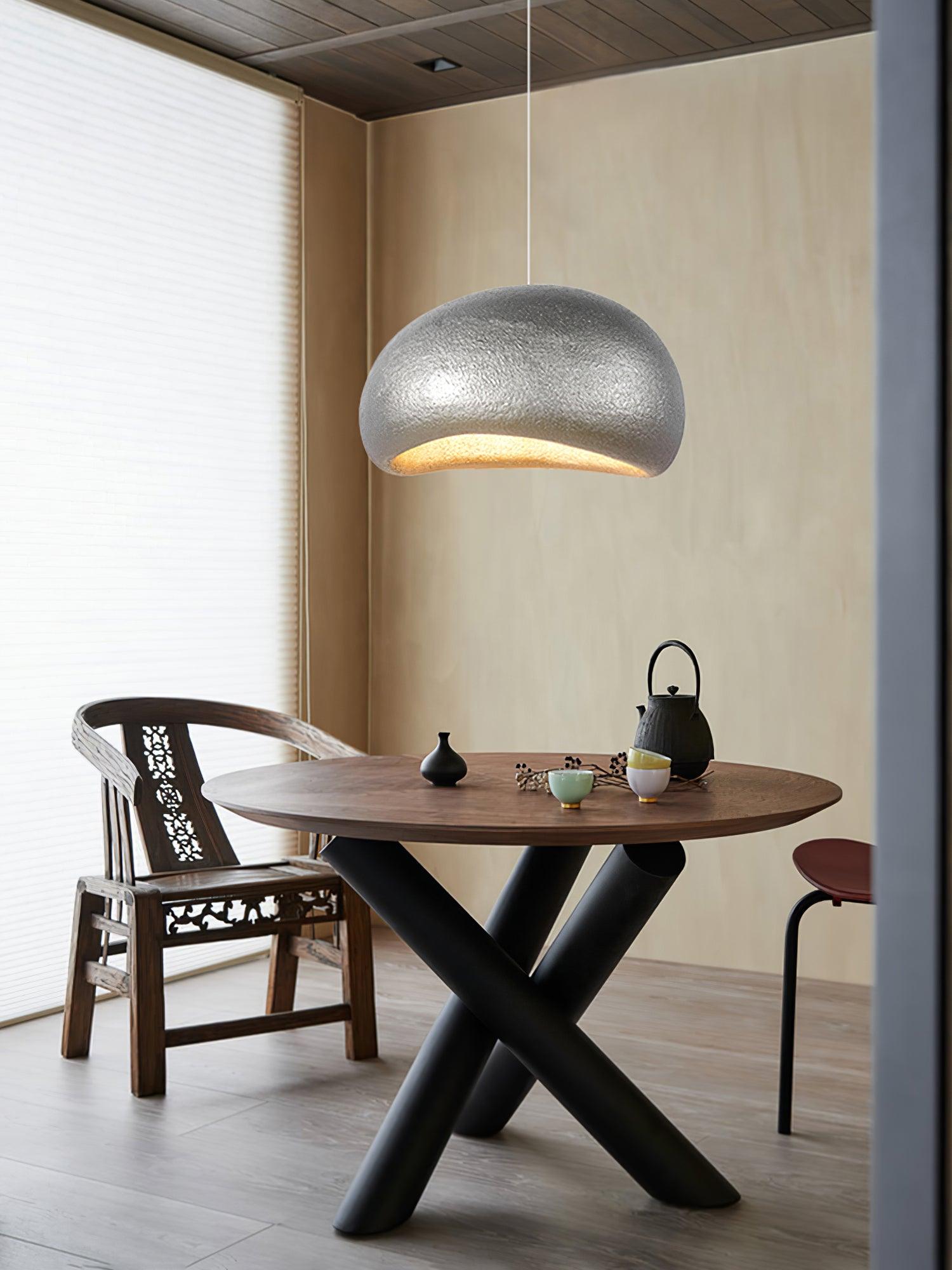 Pendant Lamp Pebble Inspired Organic Form Soft Glow Modern Artistic - Neutralighting