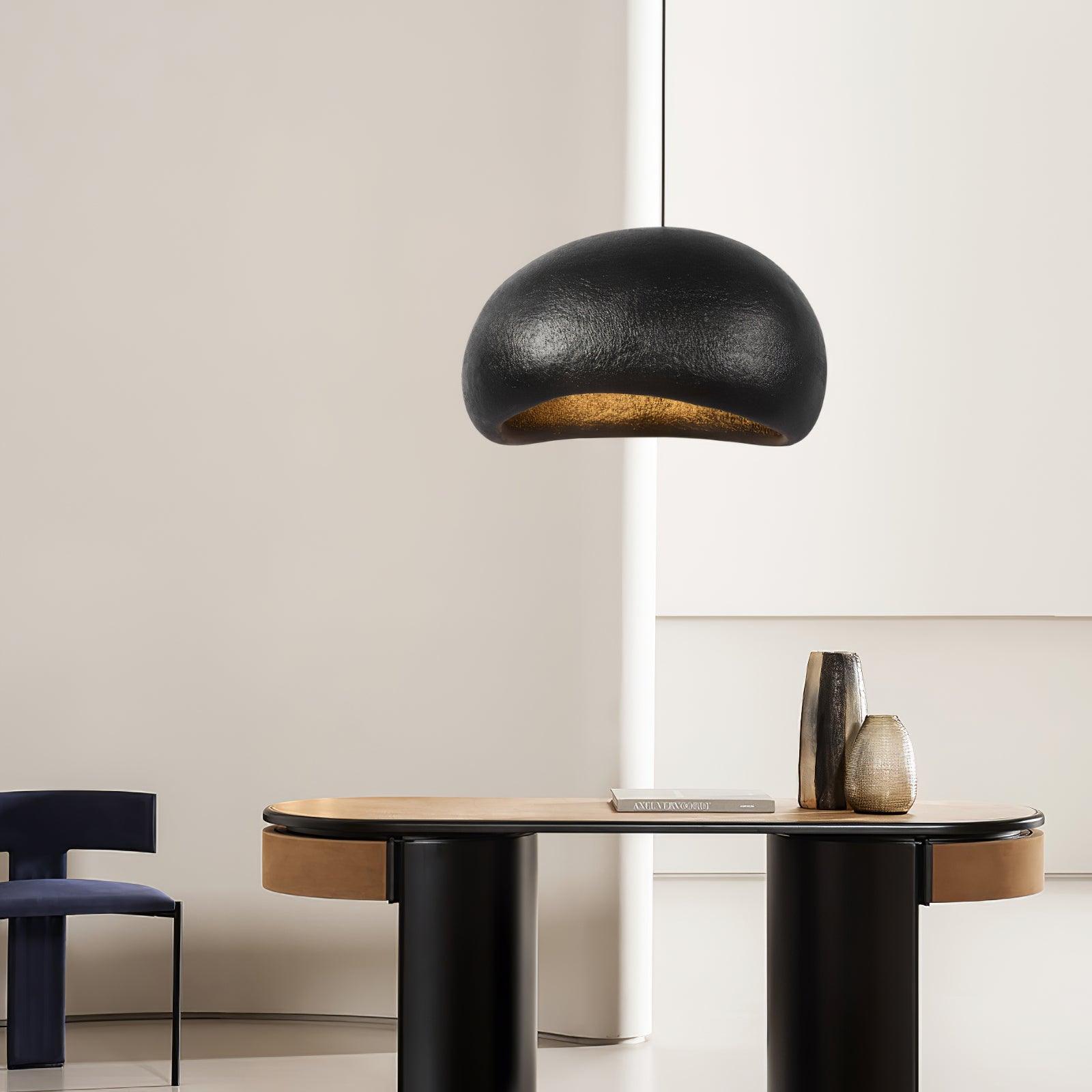 Pendant Lamp Pebble Inspired Organic Form Soft Glow Modern Artistic - Neutralighting