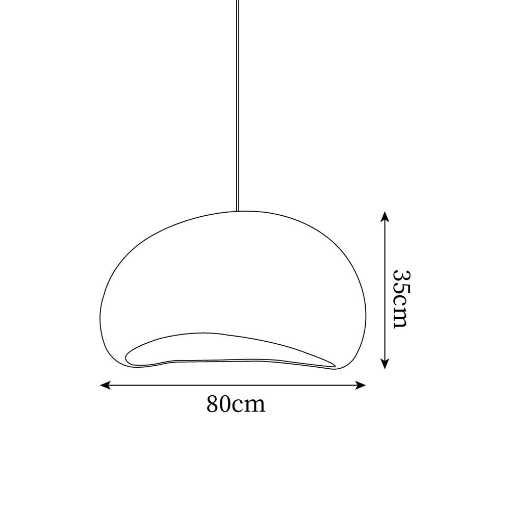 Pendant Lamp Pebble Inspired Organic Form Soft Glow Modern Artistic - Neutralighting