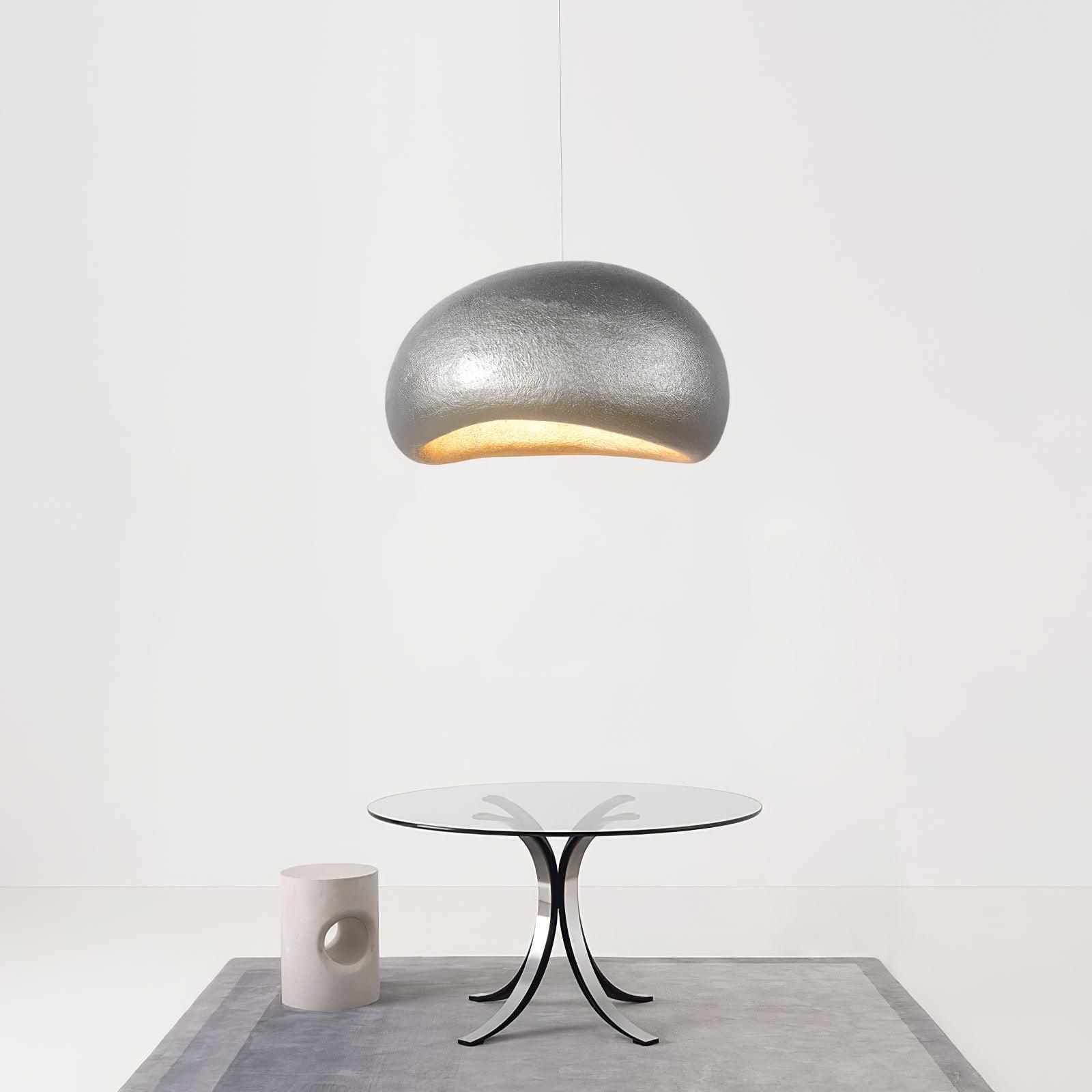 Pendant Lamp Pebble Inspired Organic Form Soft Glow Modern Artistic - Neutralighting