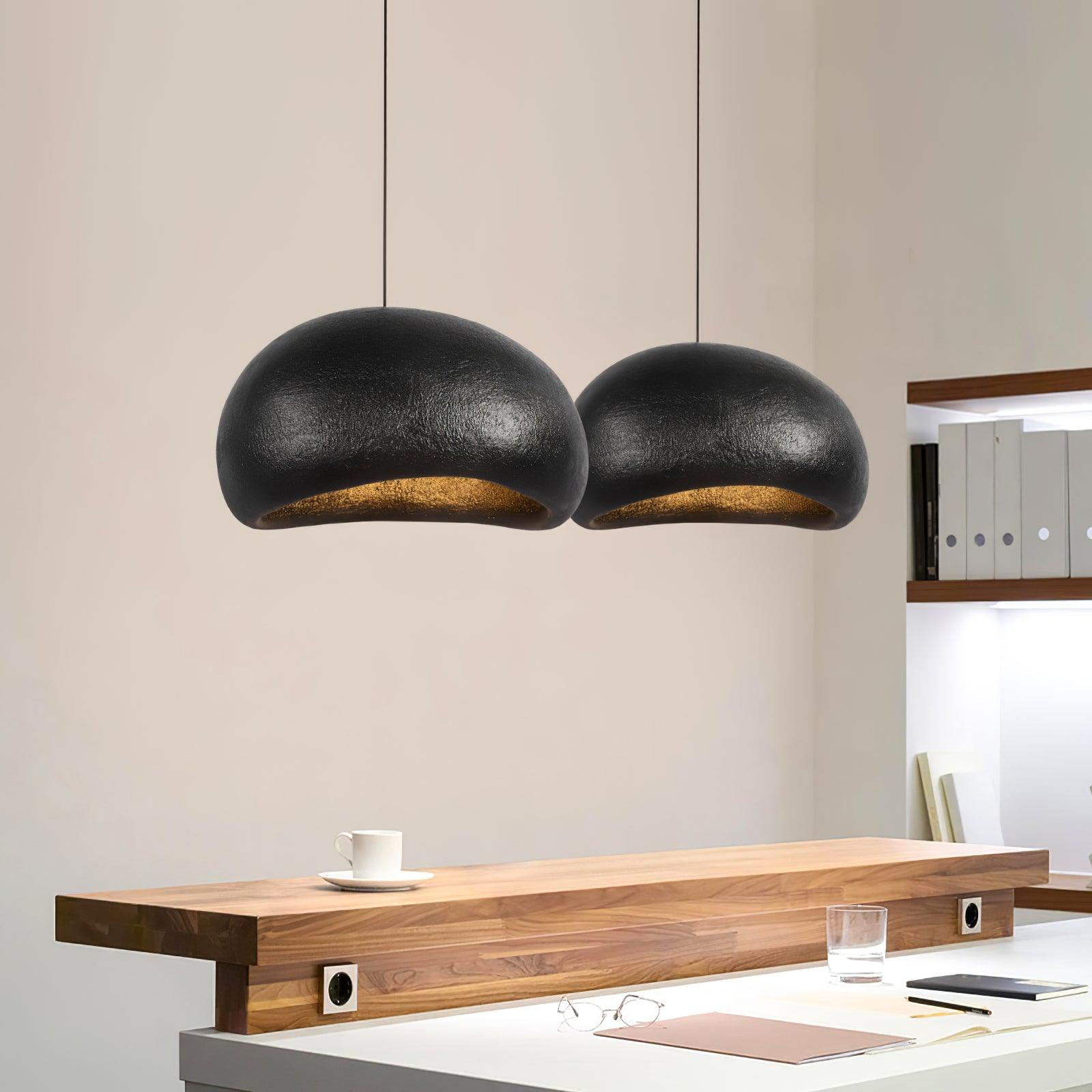 Pendant Lamp Pebble Inspired Organic Form Soft Glow Modern Artistic - Neutralighting