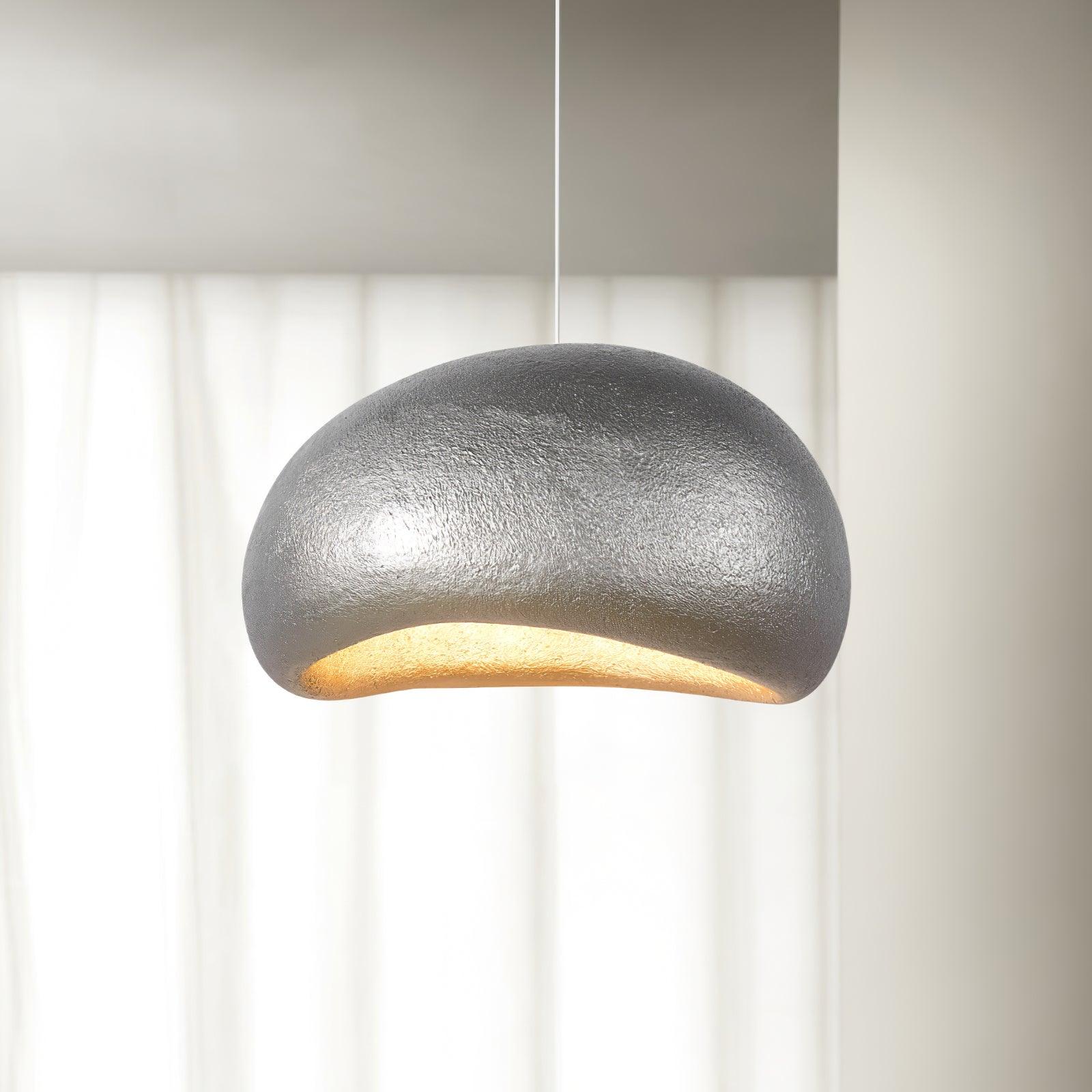 Pendant Lamp Pebble Inspired Organic Form Soft Glow Modern Artistic - Neutralighting